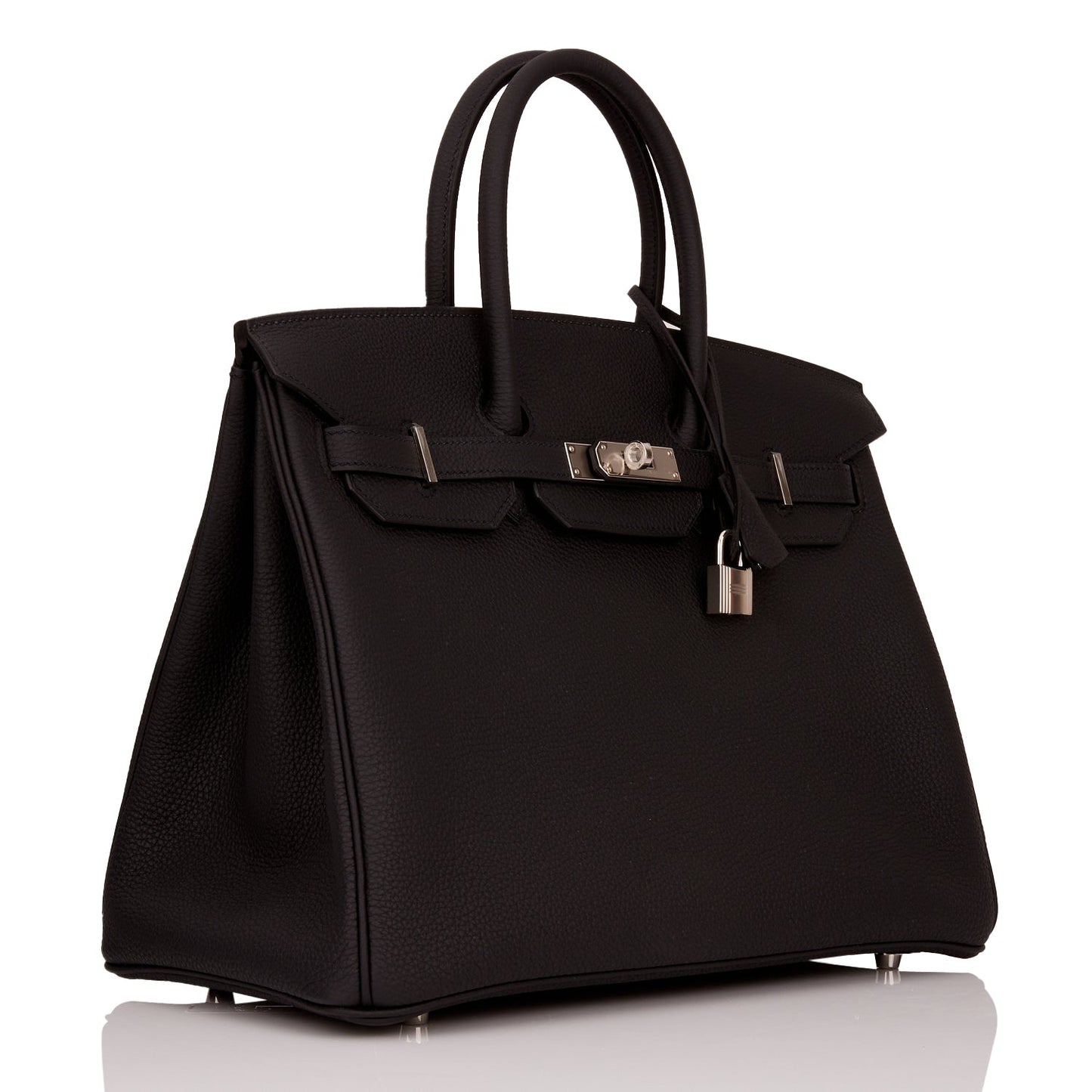 Hermes Birkin Togo Palladium Hardware Handbag Black Travel Bag Hardware 4