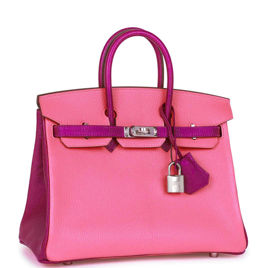 Hermes Special Order Hss Birkin Rose Lipstick And Anemone Travel Bag