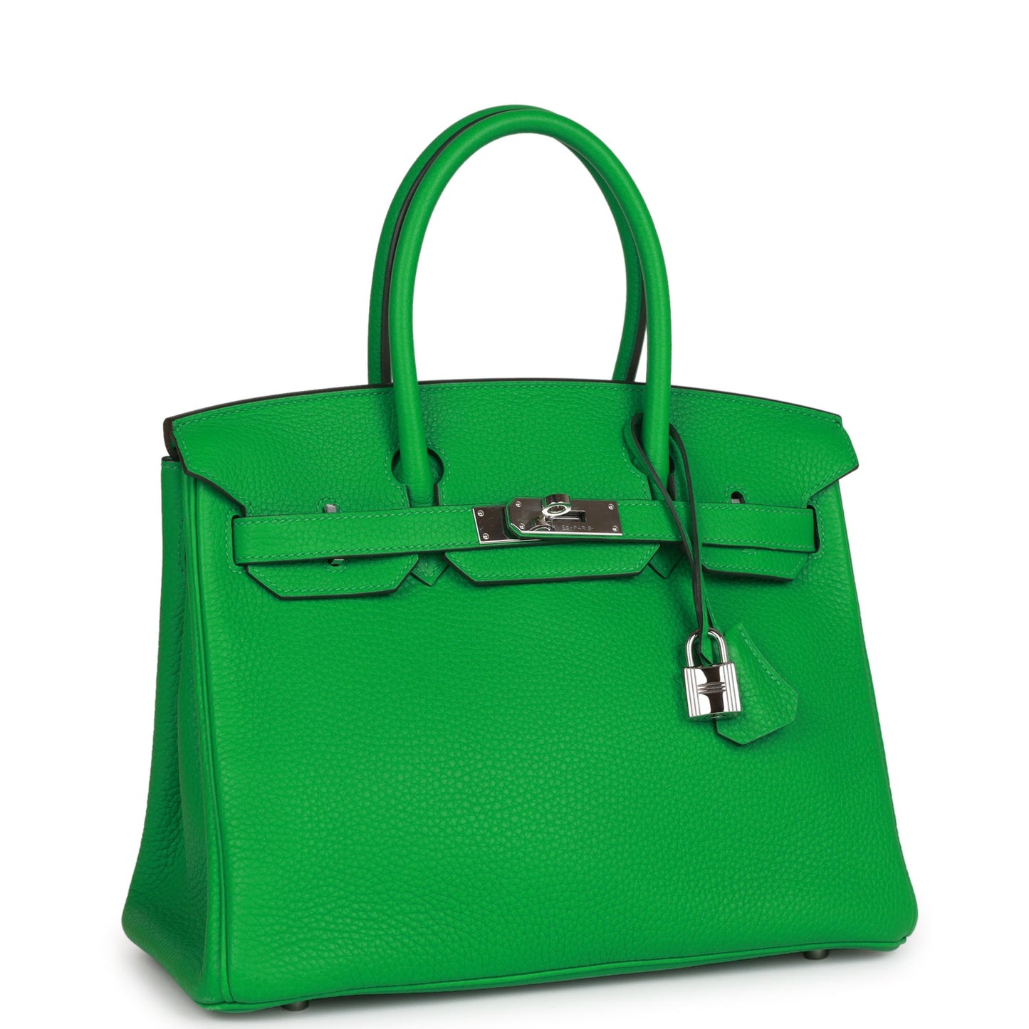 Hermes Birkin Bambou Clemence Palladium Hardware Handbag Travel Bag Palladium Hardware