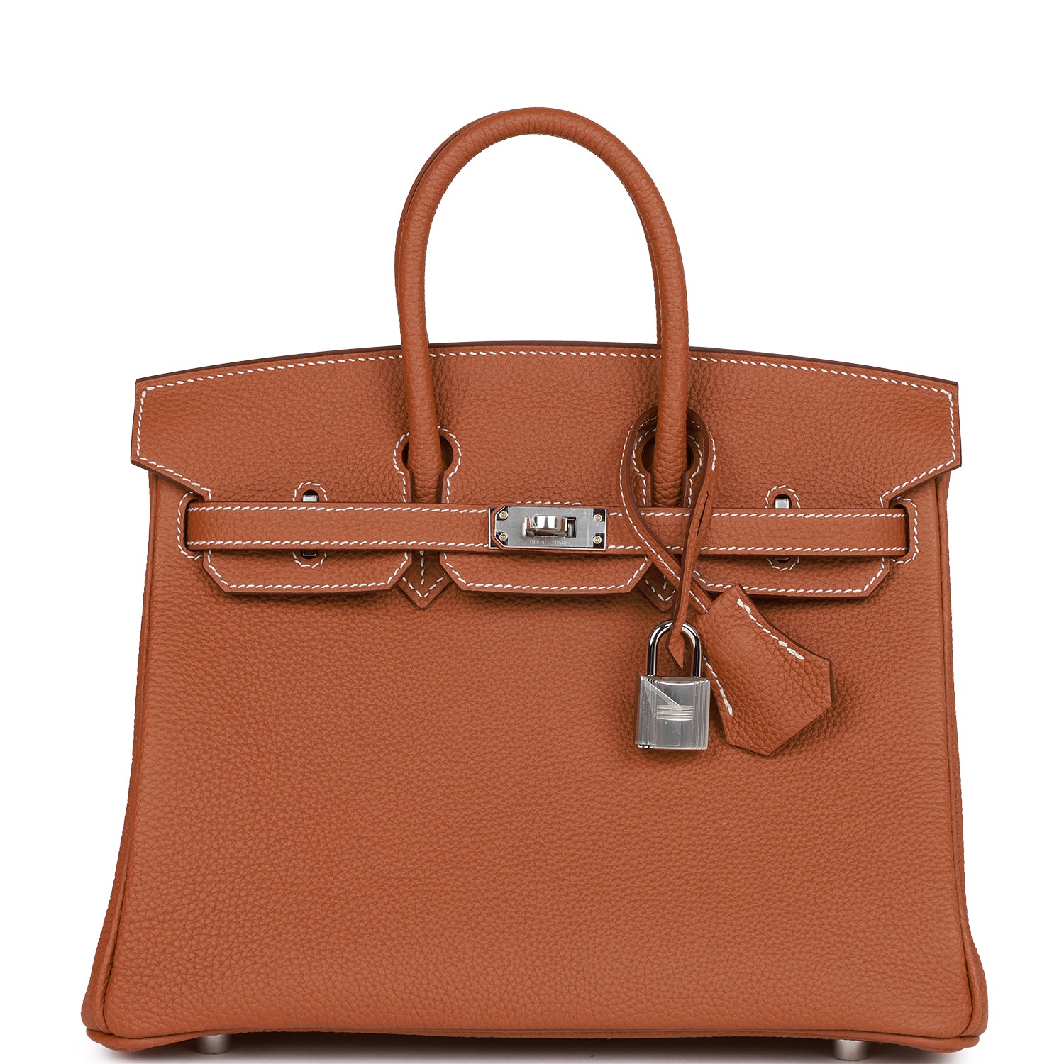 Hermes Birkin Togo Palladium Hardware Handbag Gold Travel Bag Palladium Hardware 1