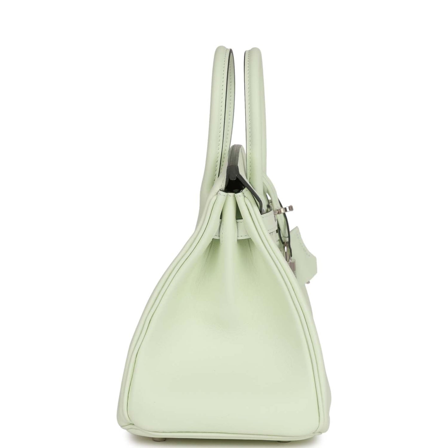 Hermes Birkin Vert Fizz Swift Palladium Hardware Handbag Travel Bag