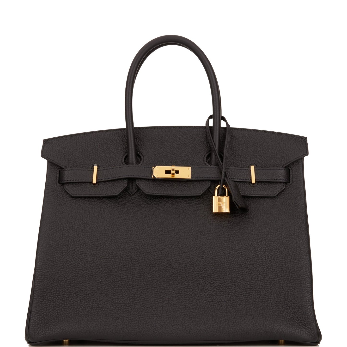 Hermes Birkin Togo Hardware Handbag Black Gold Travel Bag Hardware 5