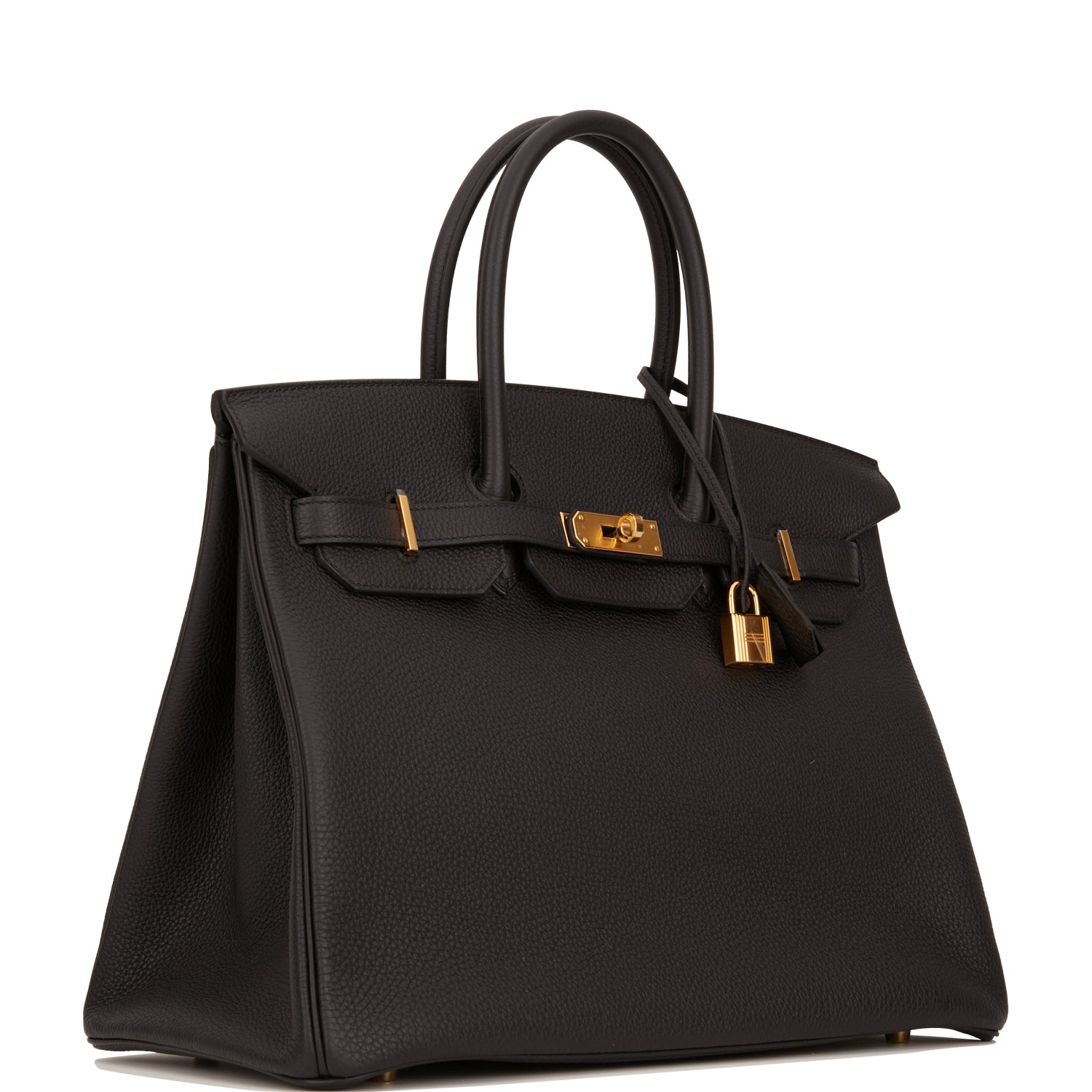 Hermes Birkin Togo Hardware Handbag Black Gold Travel Bag Hardware 5