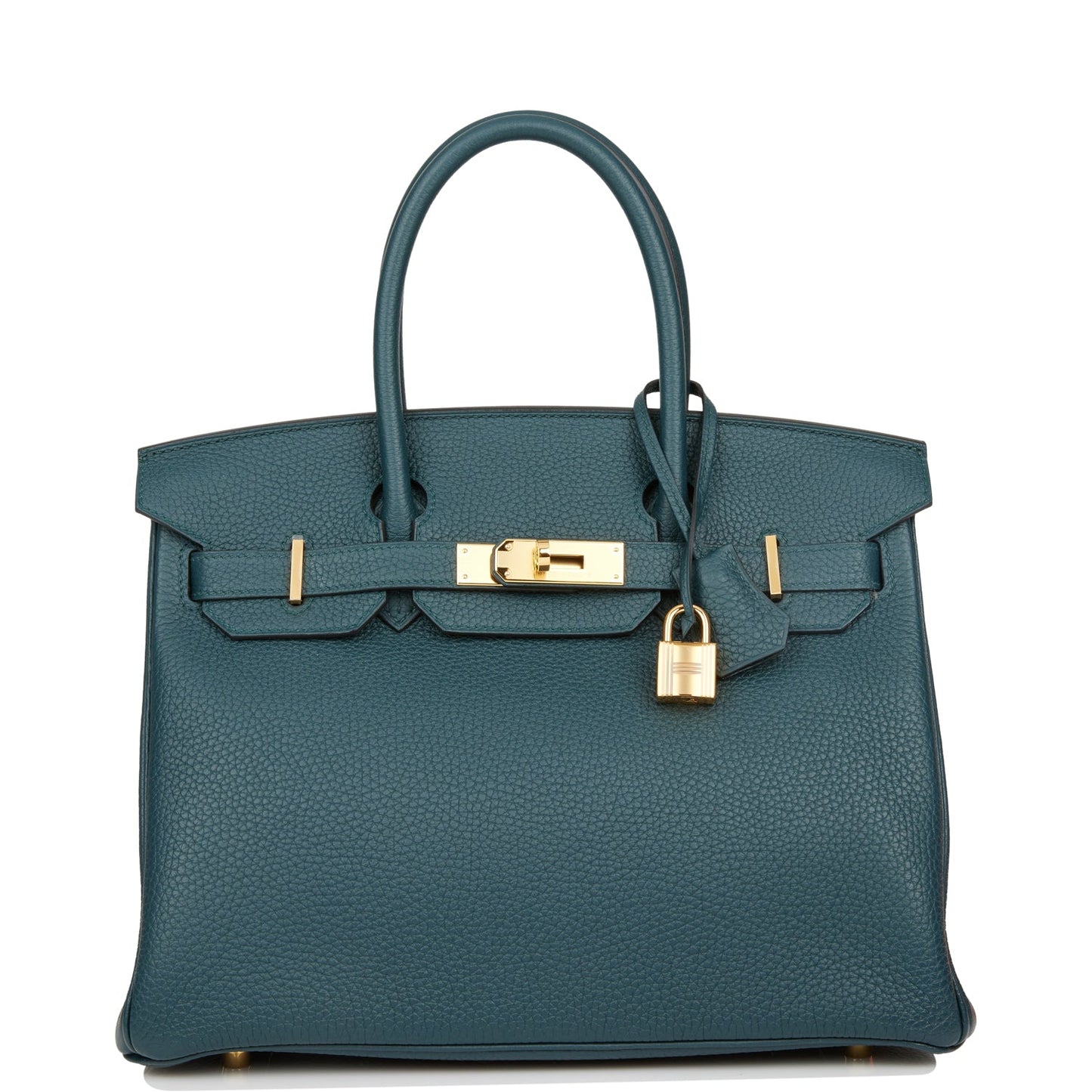 Hermes Birkin Vert Cypress Togo Hardware Handbag Gold Travel Bag Hardware 2