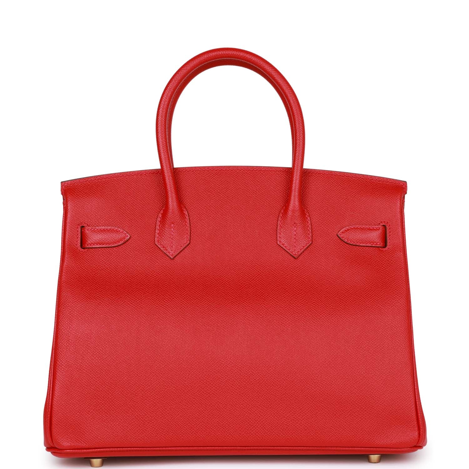 Hermes Birkin Rouge Cas Ue Epsom Hardware Handbag Gold Travel Bag Hardware 1