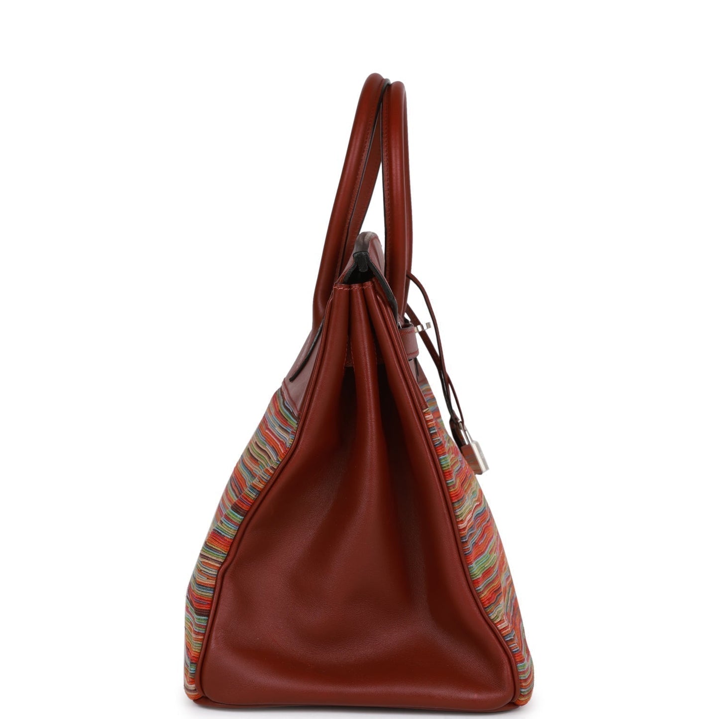 Hermes Birkin Vibrato Rouge Boxcalf Palladium Hardware Handbag Travel Bag