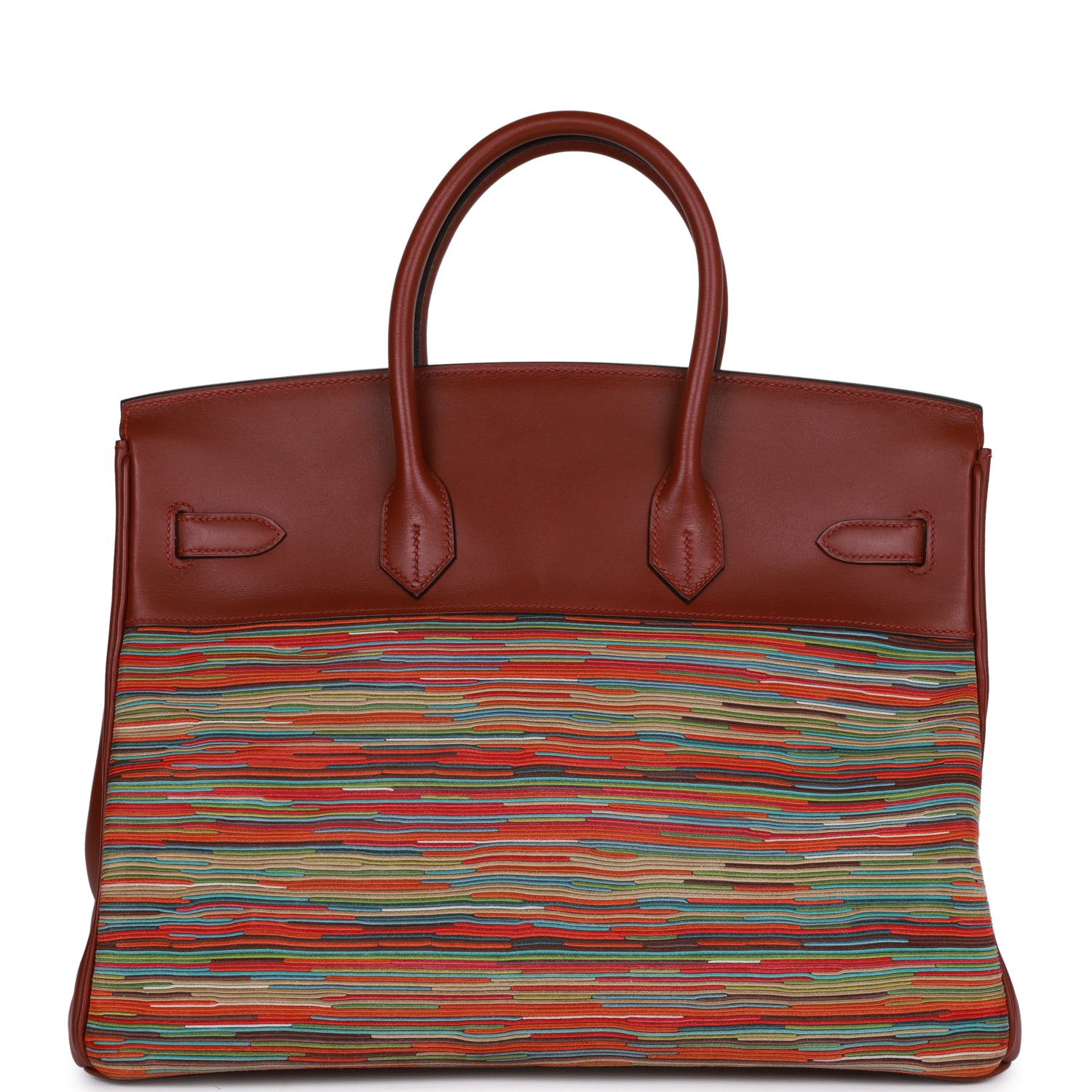 Hermes Top Quality Luxury Birkin Vibrato Rouge H Travel Bag