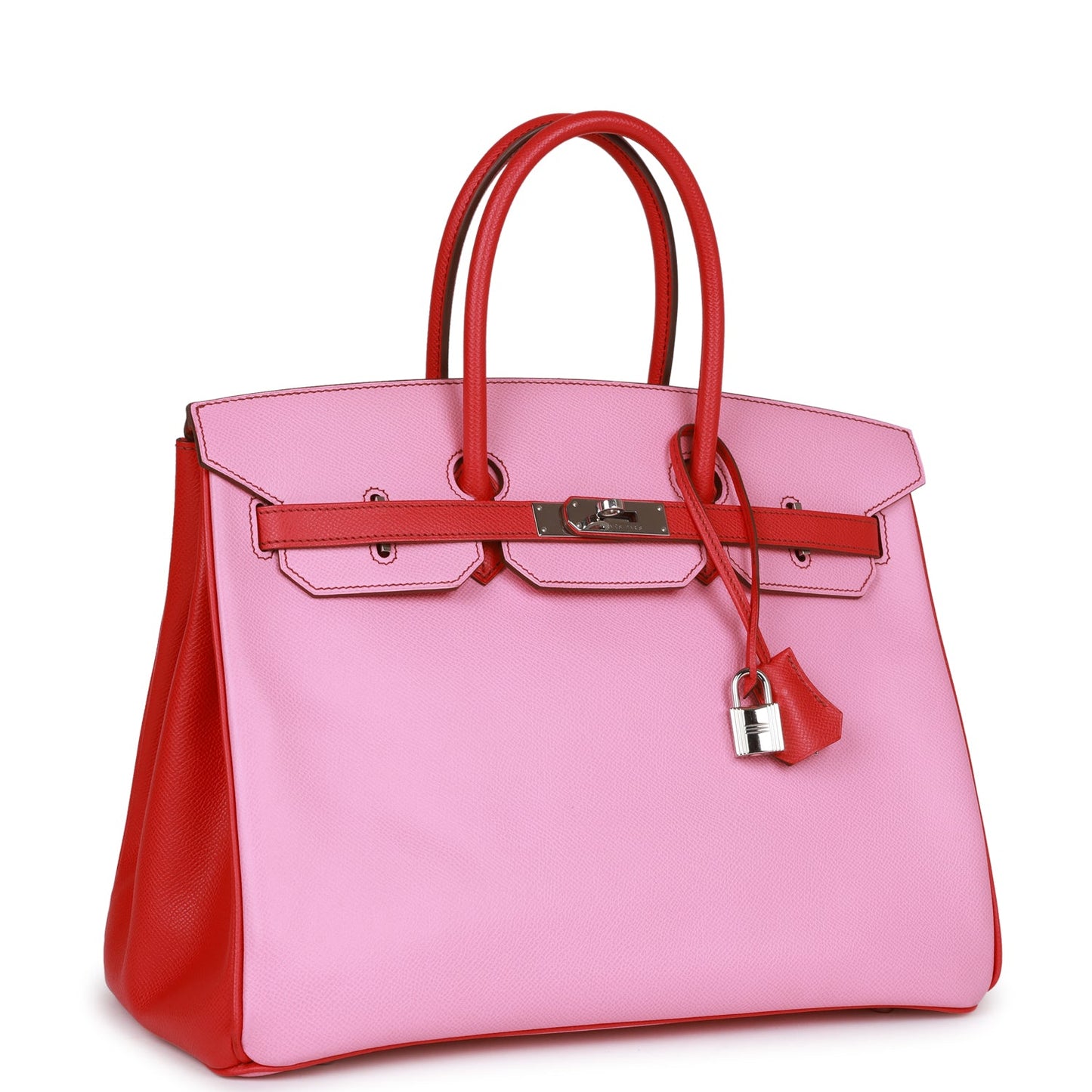 Hermes Special Order Hss Birkin Bubblegum And Bougainvillea Epsom Travel Bag