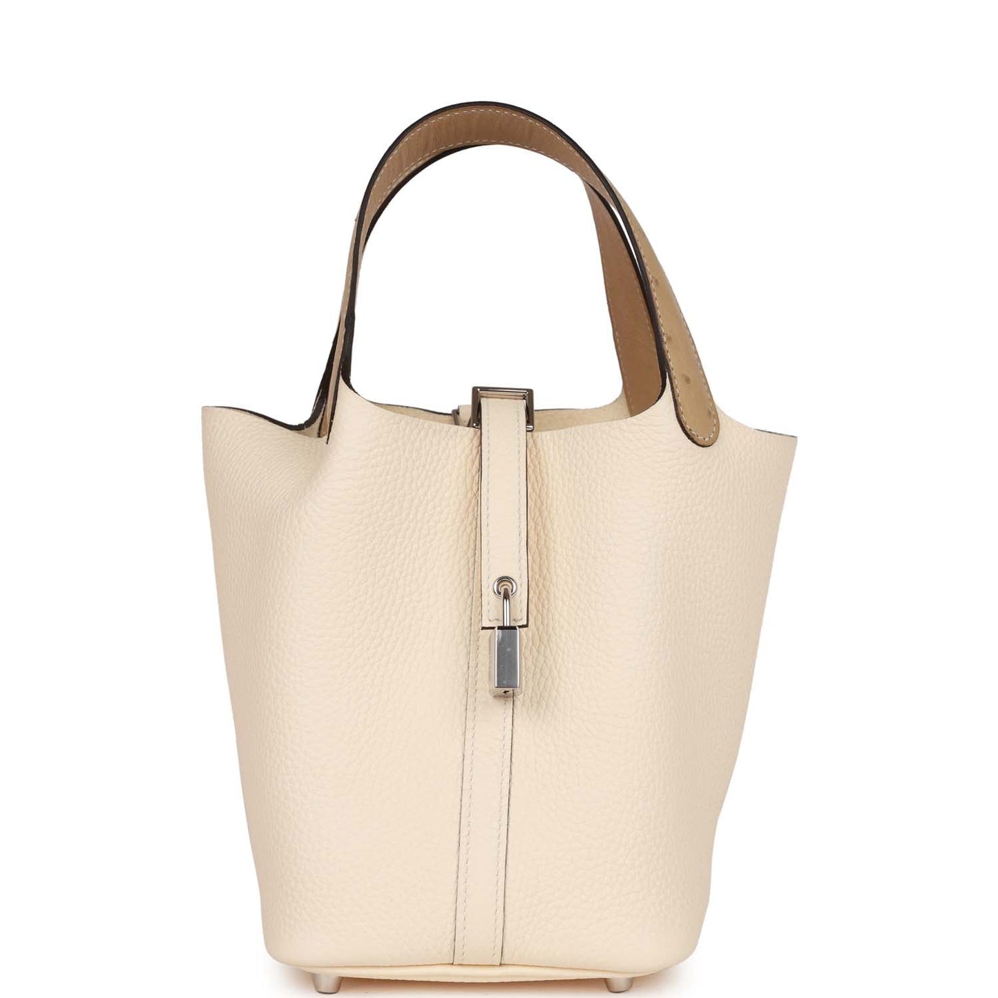 Hermes Picotin Lock Trench Ostrich And Nata Clemence Touch Travel Bag