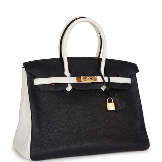 Hermes Top Quality Luxury Special Order (Hss) Birkin Black White Travel Bag