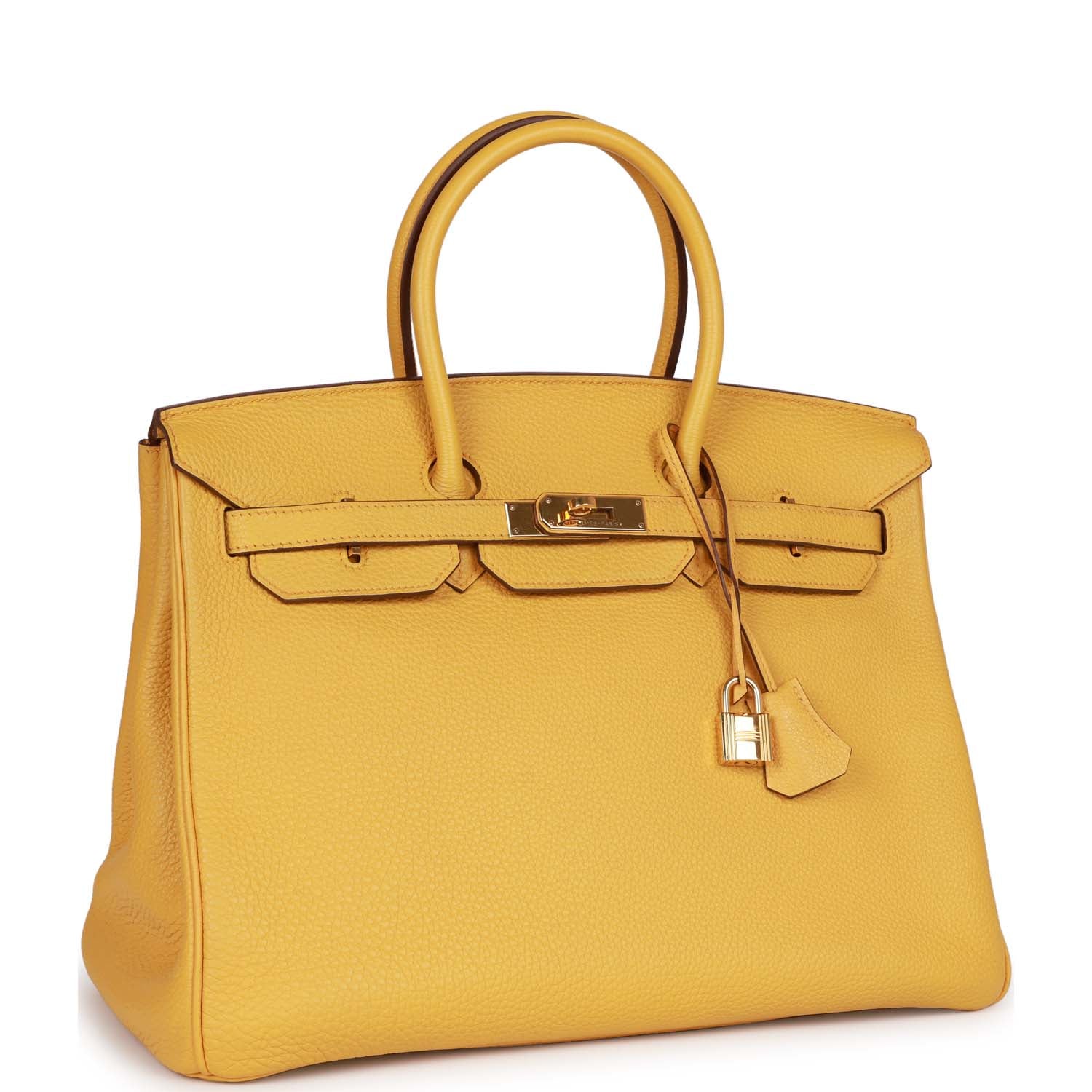 Hermes Birkin Soleil Togo Hardware Handbag Gold Travel Bag