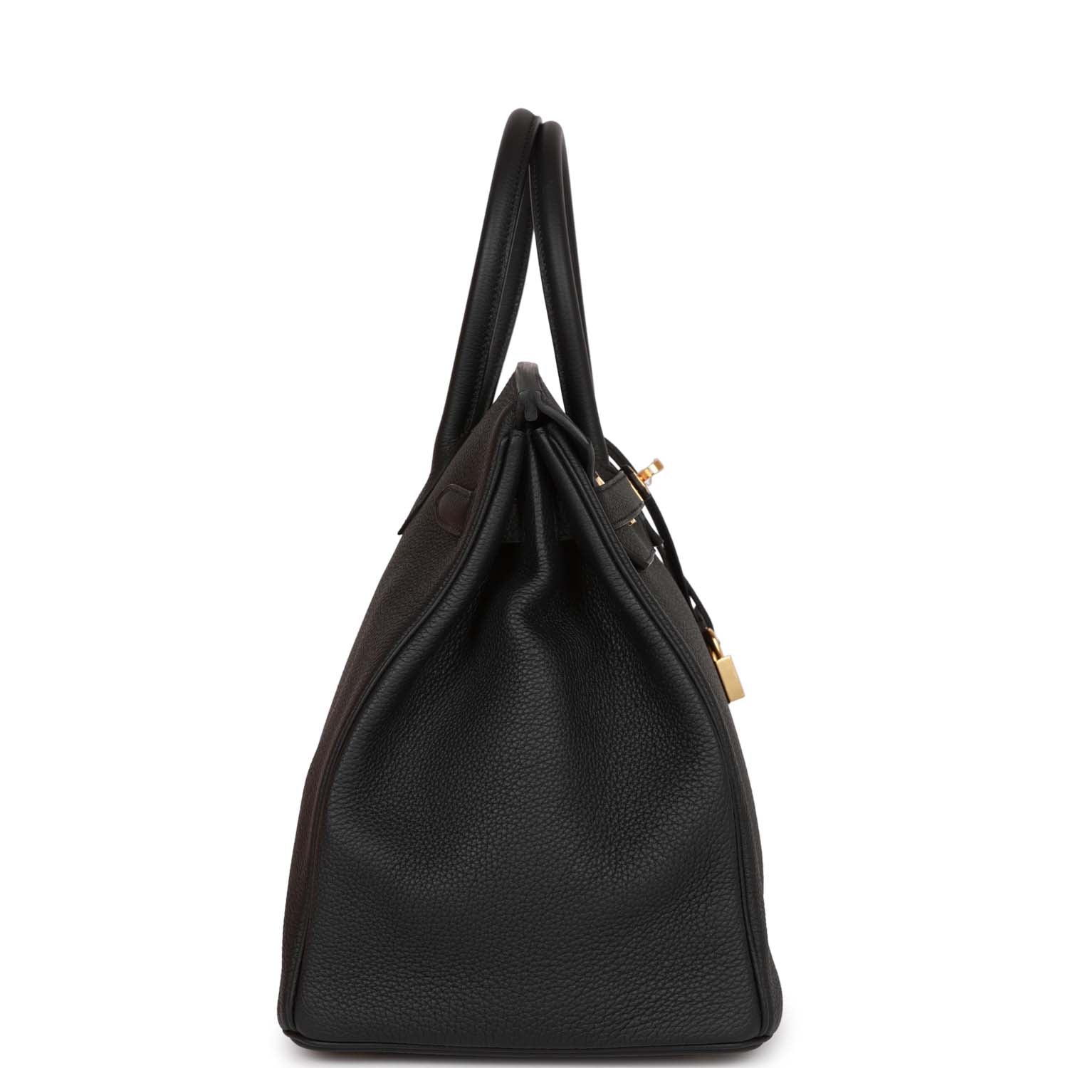 Hermes Birkin Togo Hardware Handbag Black Gold Travel Bag Hardware 20