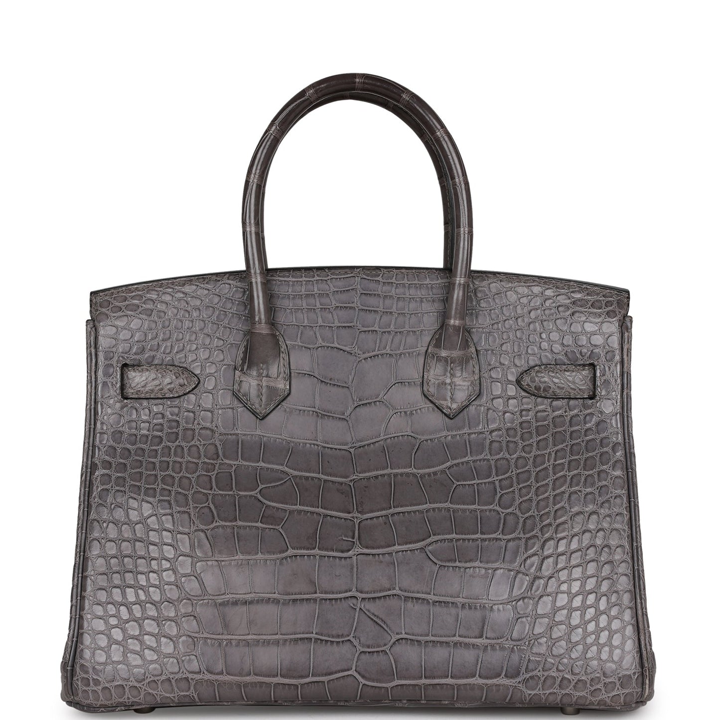 Hermes Top Quality Luxury Birkin Gris Paris Matte Travel Bag