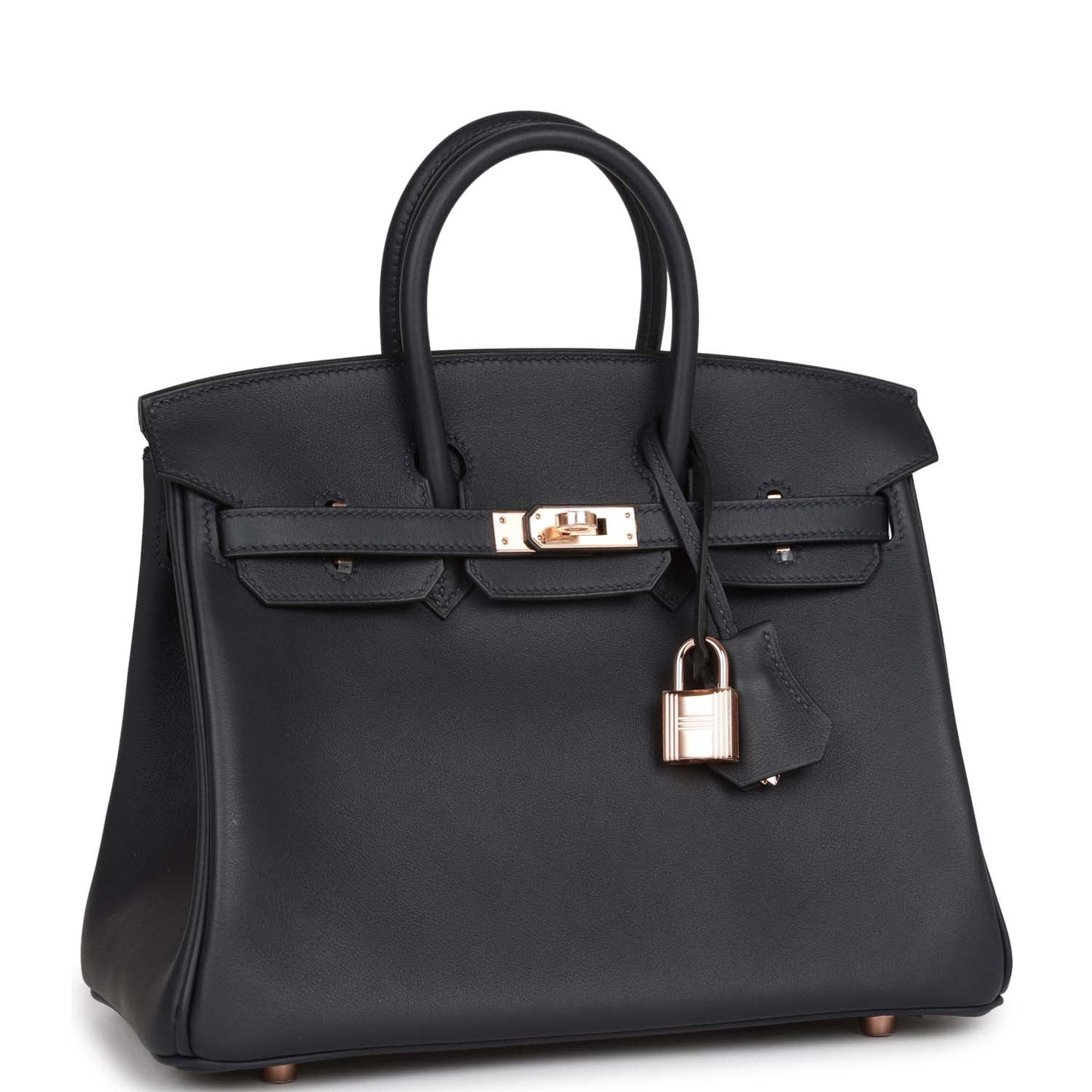 Hermes Birkin Caban Swift Rose Hardware Handbag Gold Travel Bag