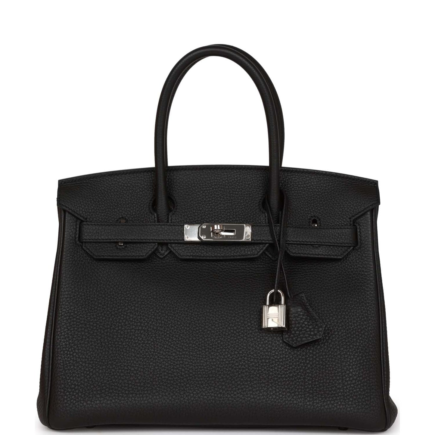 Hermes Birkin Togo Palladium Hardware Handbag Black Travel Bag Hardware 2 2