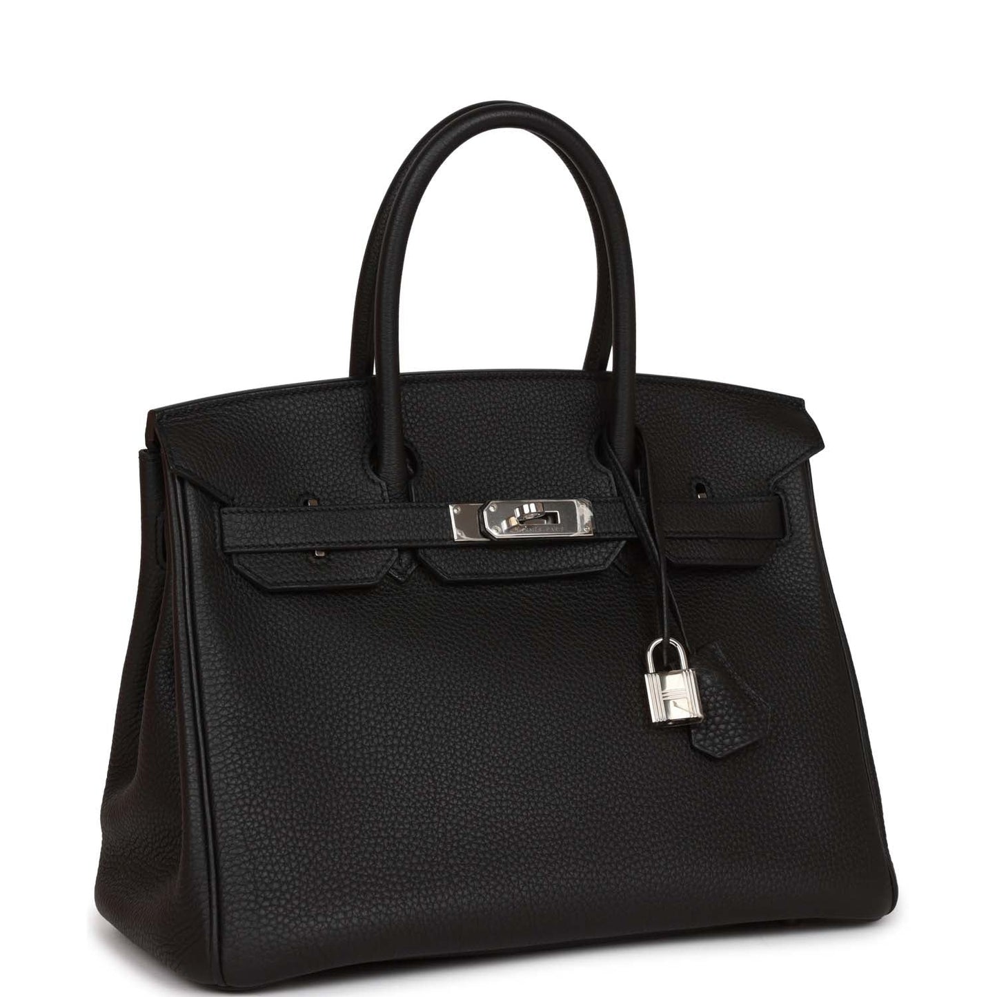 Hermes Birkin Togo Palladium Hardware Handbag Black Travel Bag Hardware 2 2