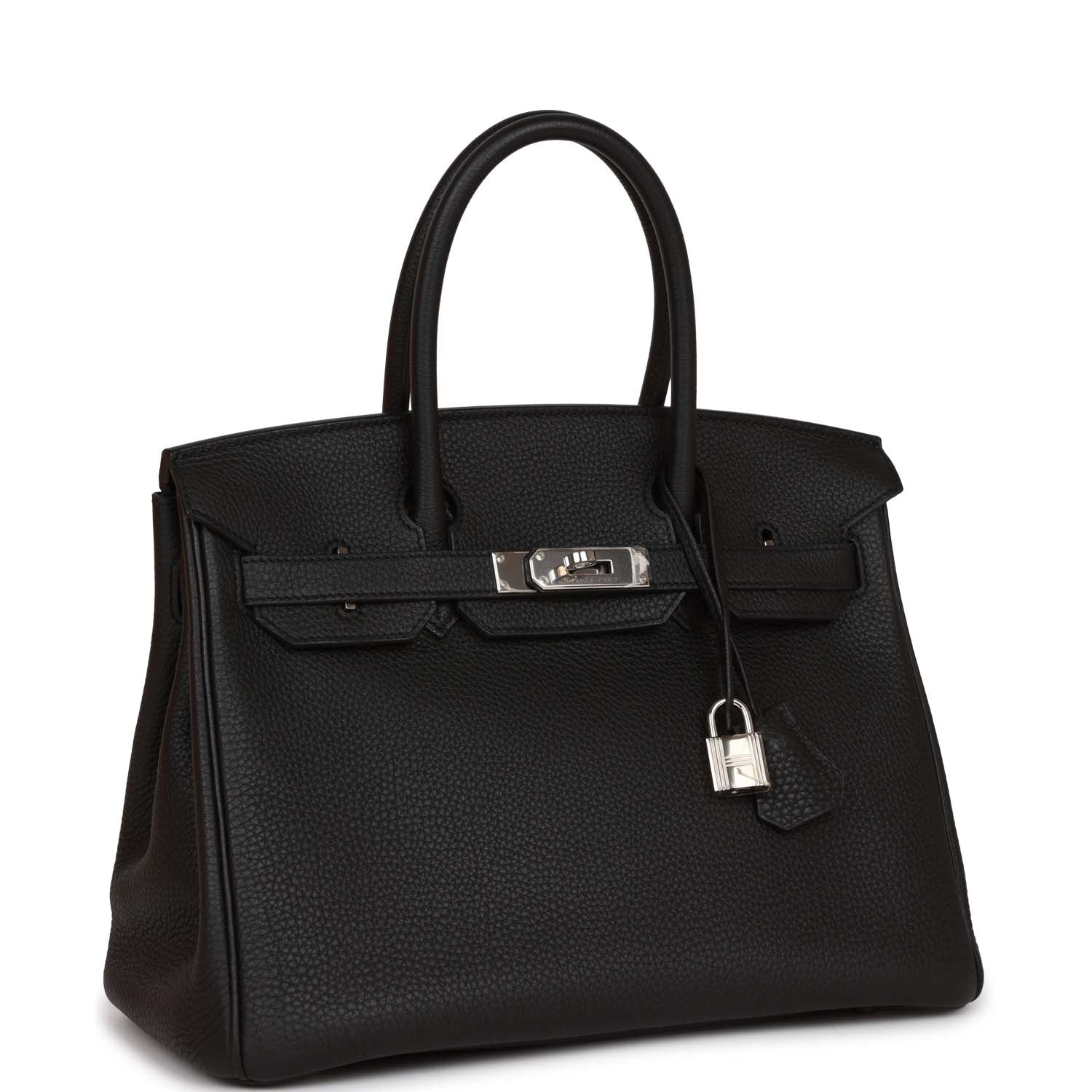 Hermes Birkin Togo Palladium Hardware Handbag Black Travel Bag Hardware 2 2