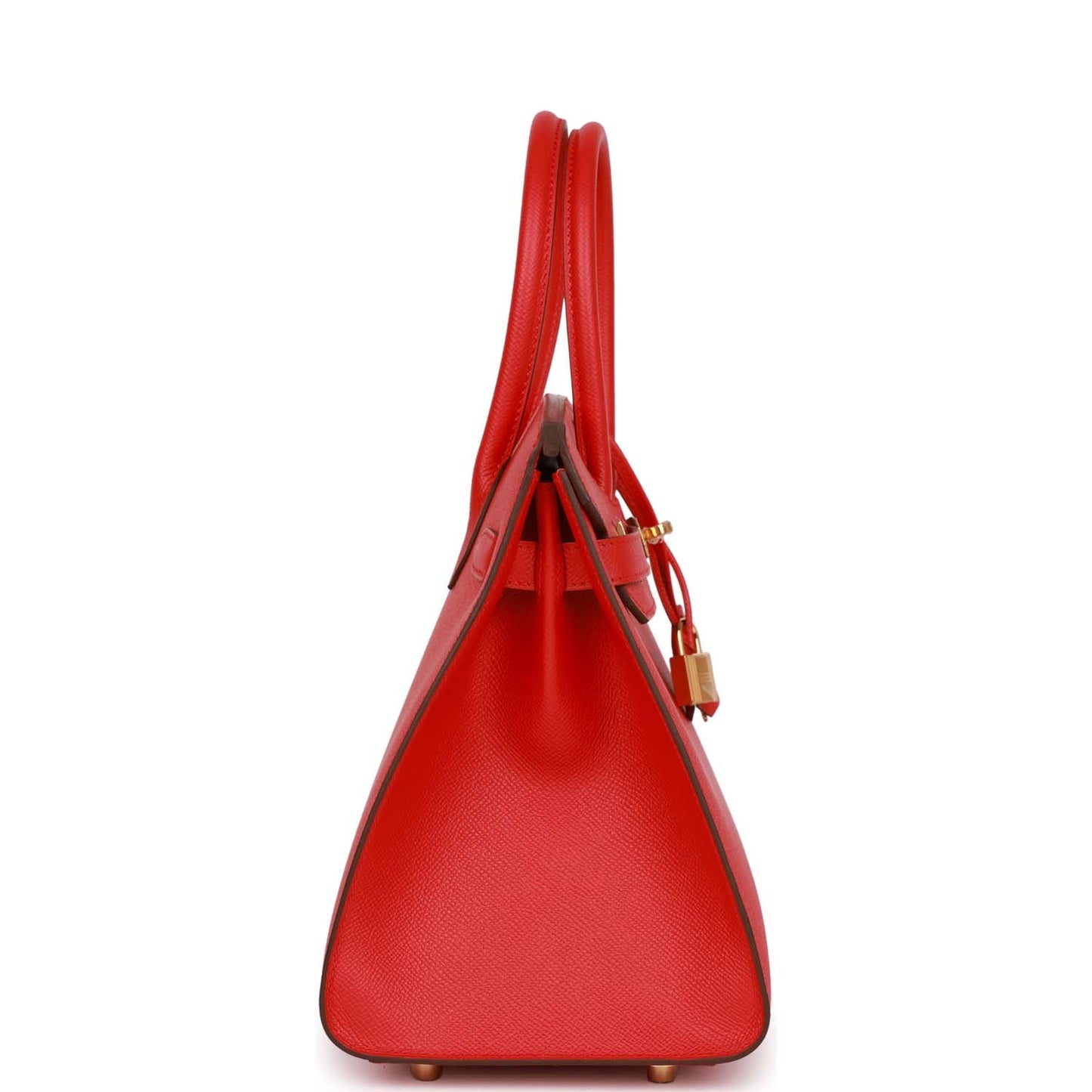 Hermes Birkin Sellier Rouge Cas Ue Epsom Hardware Handbag Gold Travel Bag