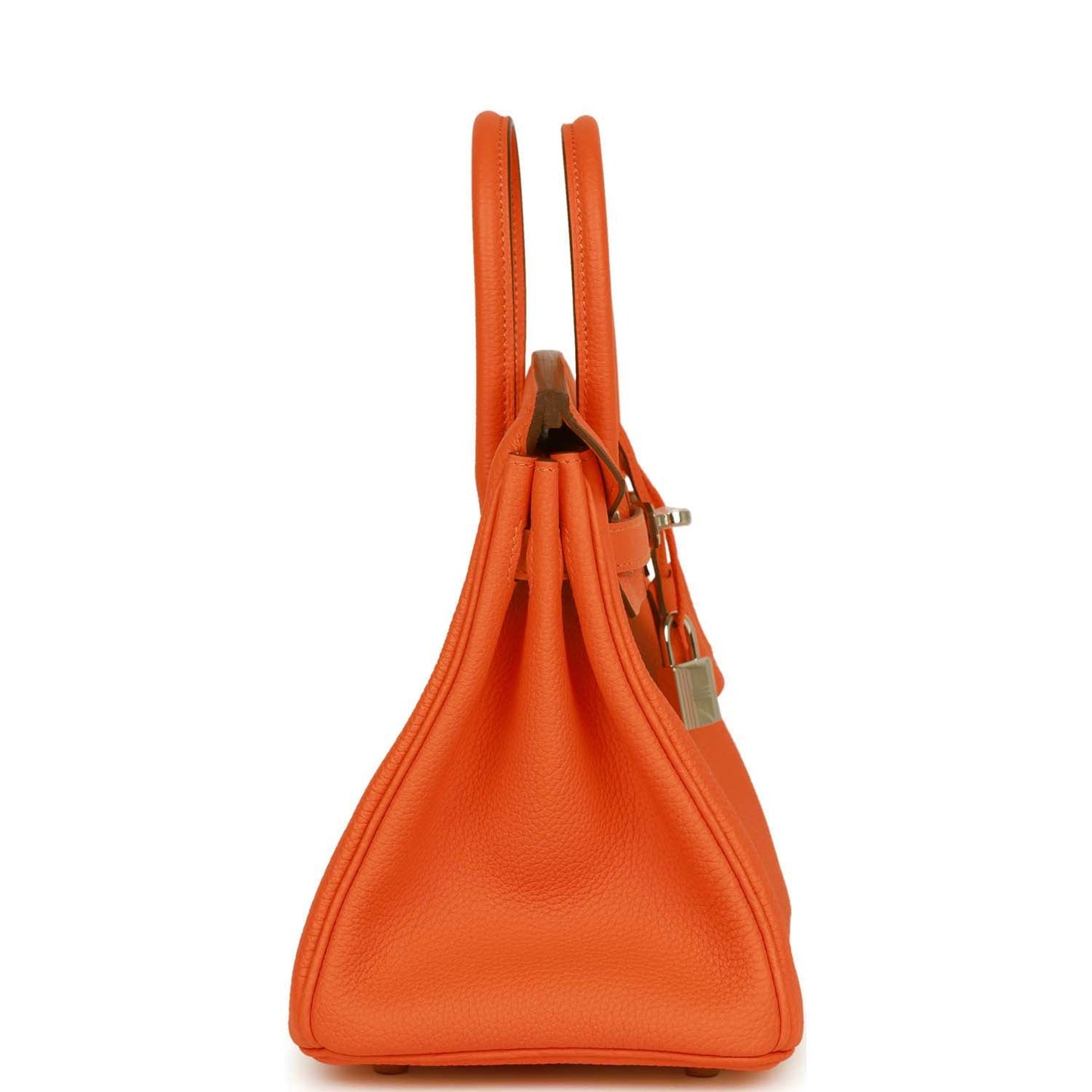 Hermes Birkin Minium Togo Palladium Hardware Handbag Orange Travel Bag