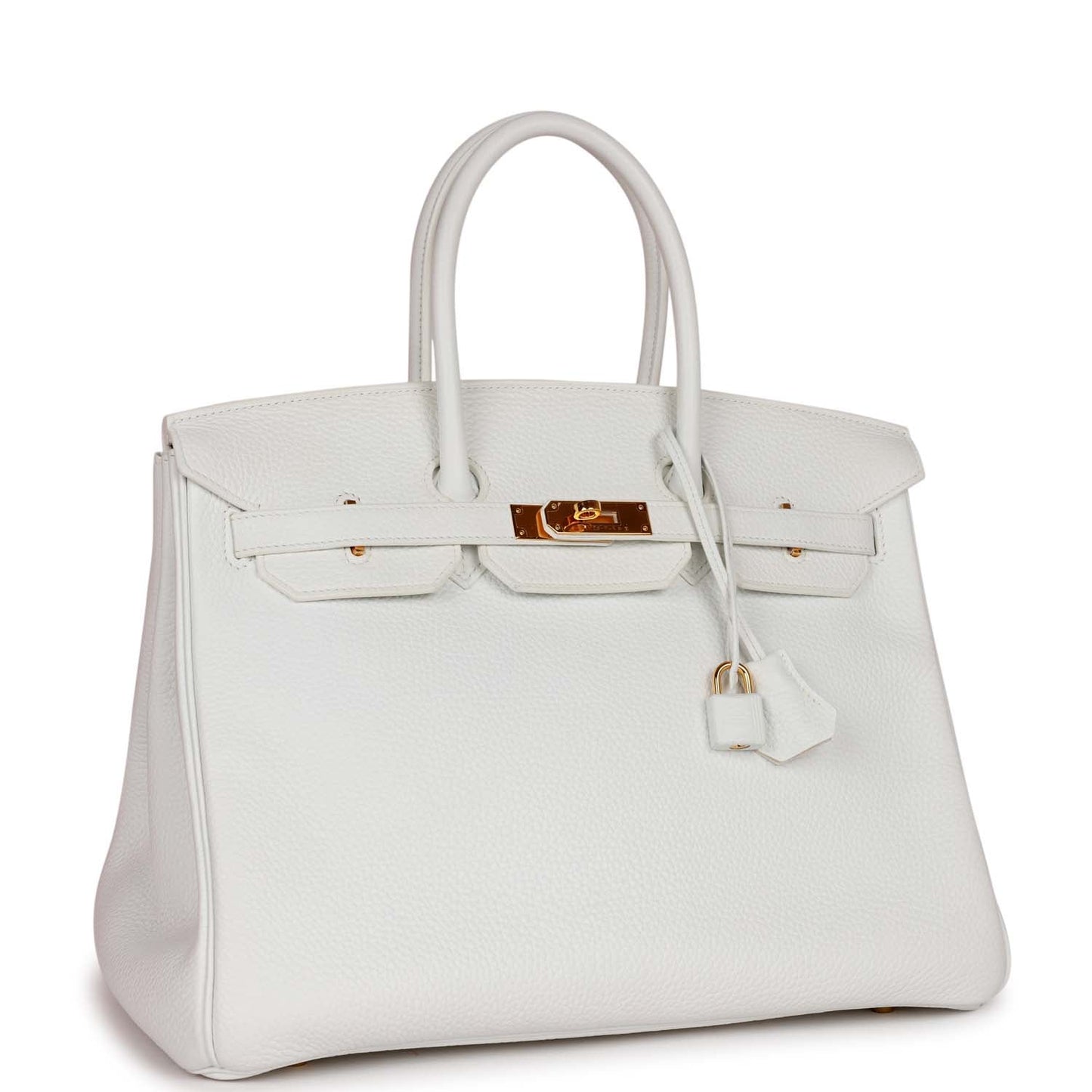 Hermes Special Order Hss Birkin Clemence Hardware Handbag White Gold Travel Bag