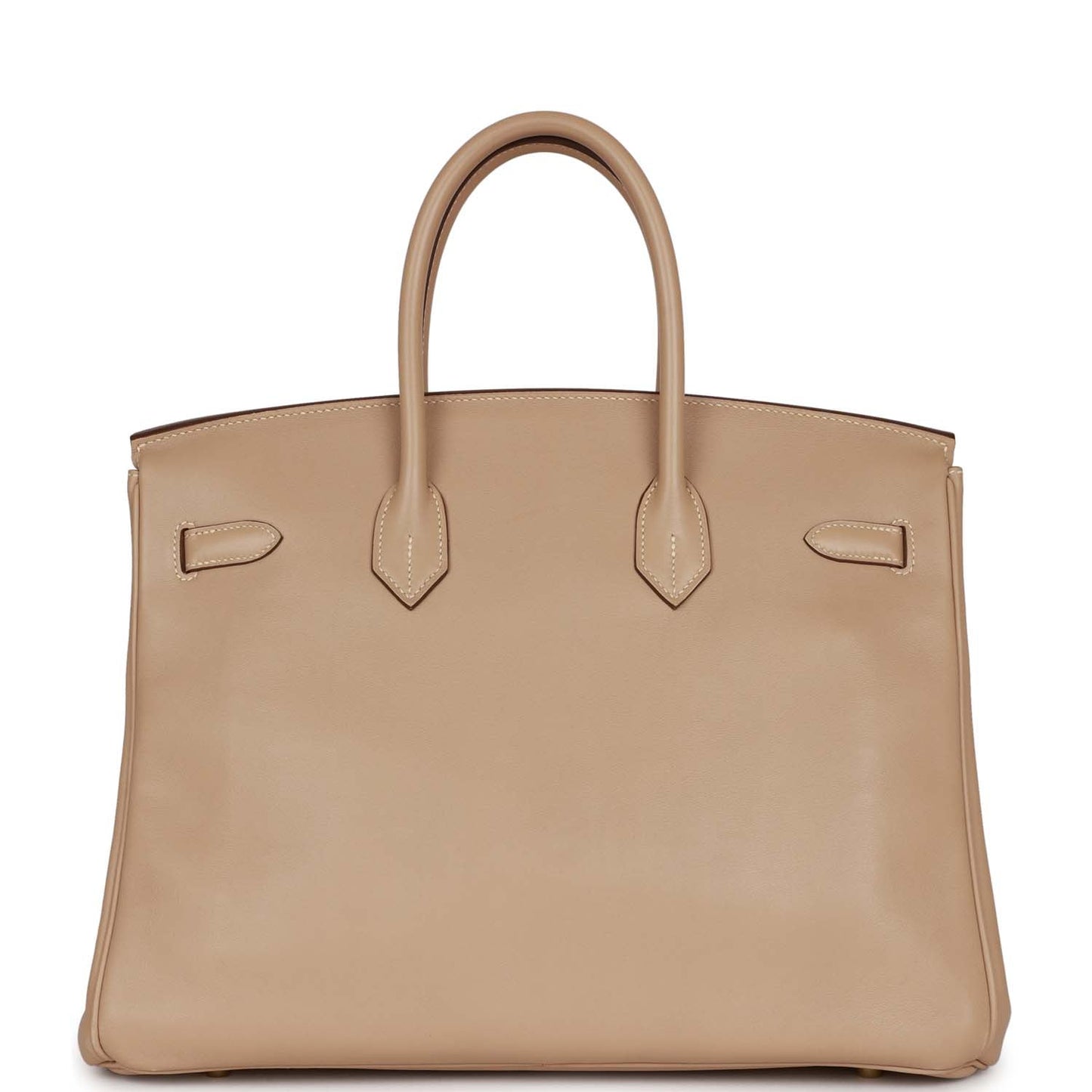 Hermes Birkin Argile Swift Hardware Handbag Gold Travel Bag