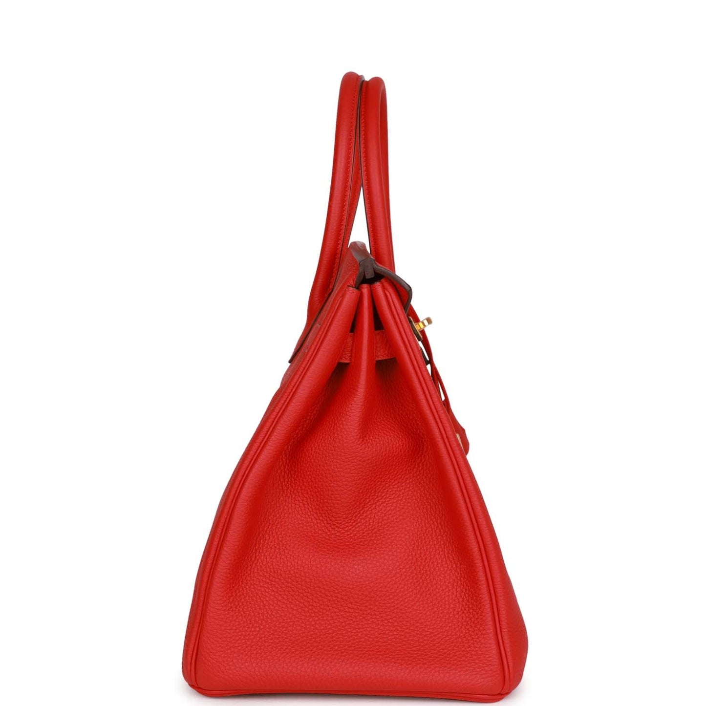 Hermes Birkin Rouge De Coeur Togo Hardware Deposit Gold Travel Bag