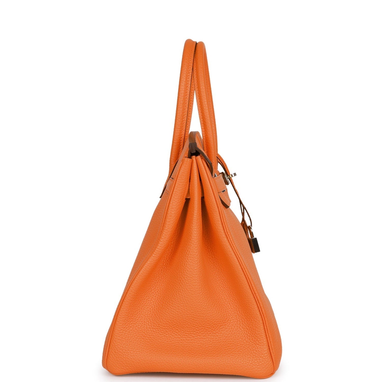 Hermes Top Quality Luxury Birkin Orange H Togo Travel Bag