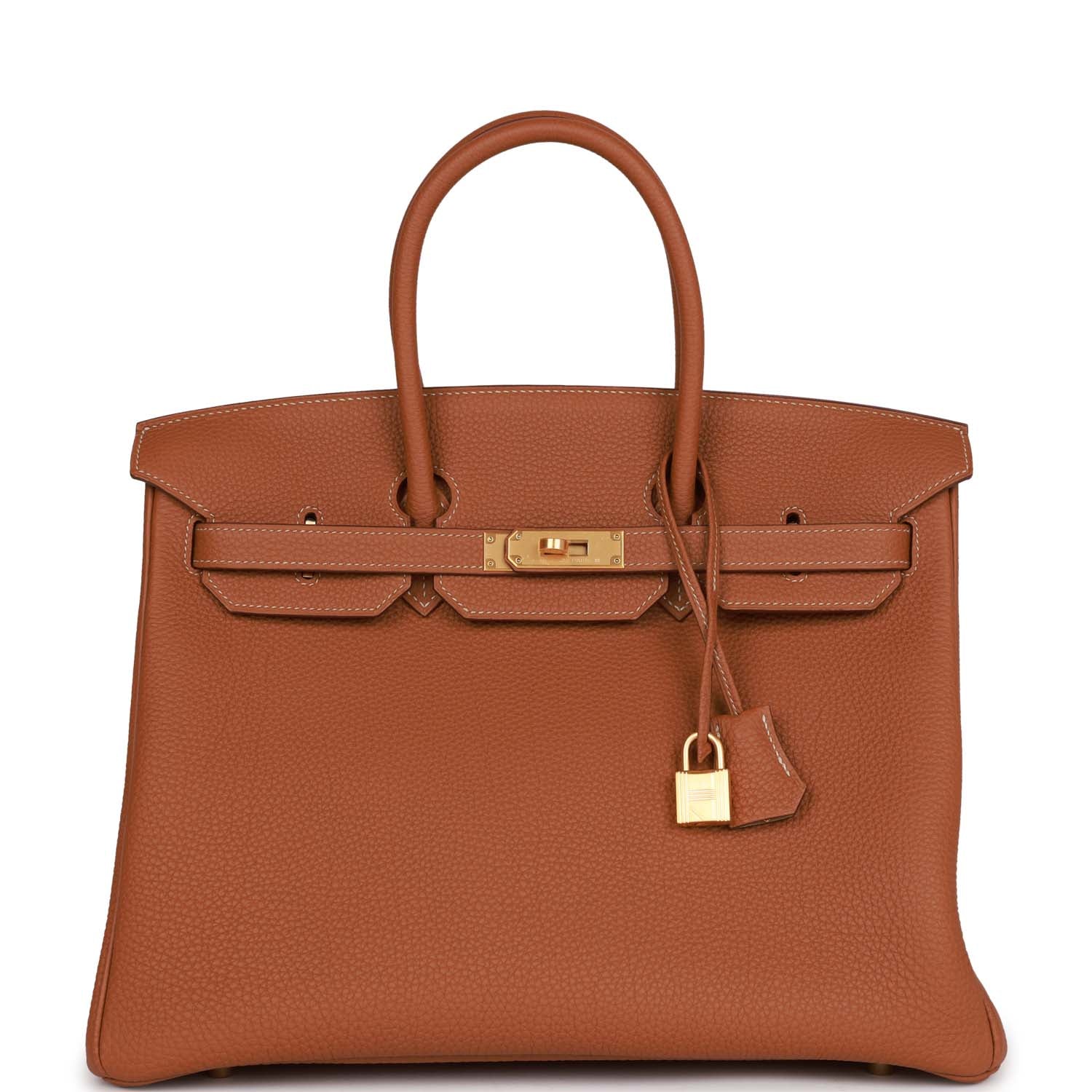 Hermes Special Order Hss Birkin Togo Verso Brushed Gold Travel Bag