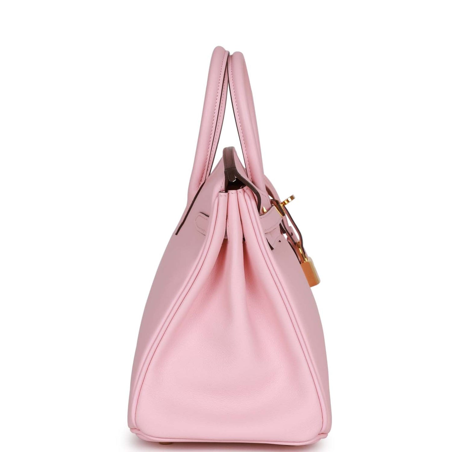 Hermes Birkin Rose Sakura Swift Hardware Handbag Gold Travel Bag
