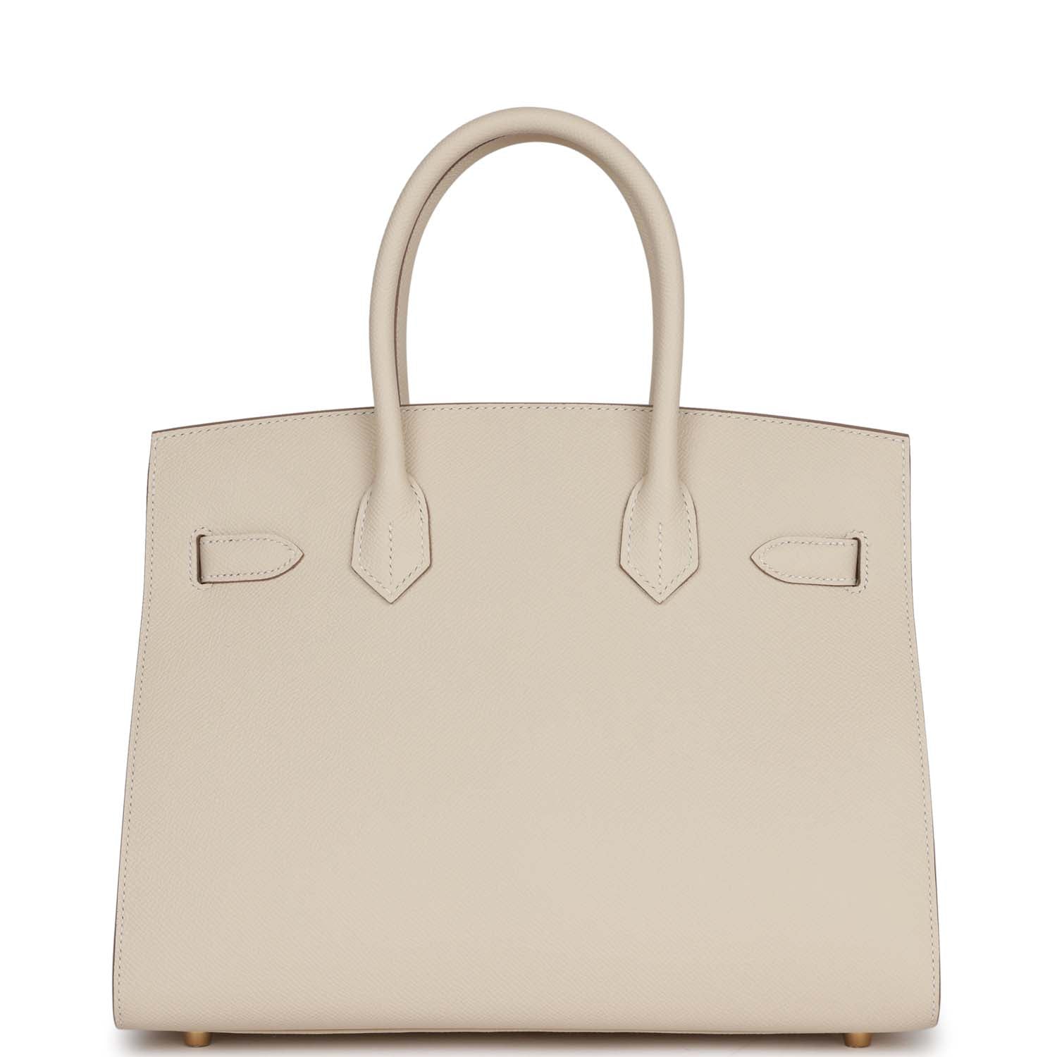 Hermes Birkin Sellier Craie Epsom Hardware Handbag Gold Travel Bag Hardware 3