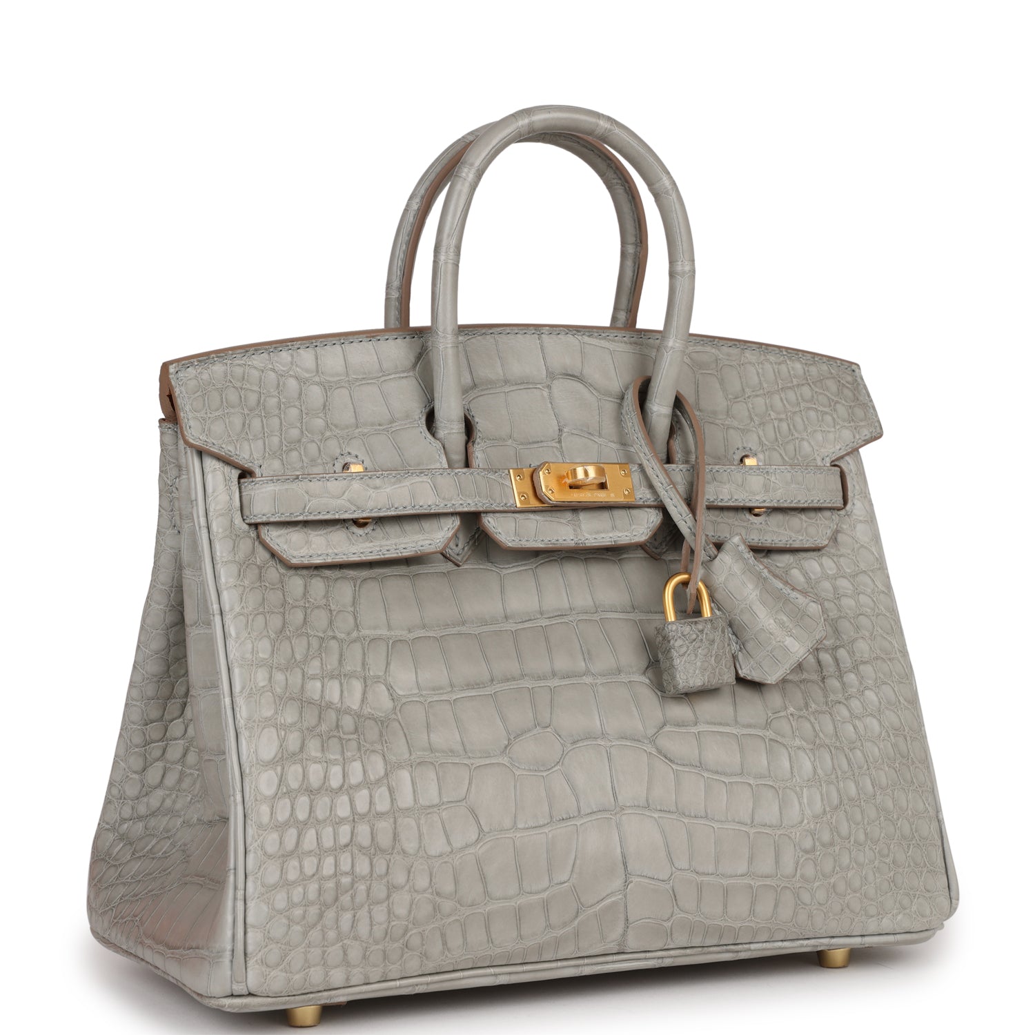 Hermes Special Order Hss Birkin Gris Perle Verso Matte Gold Travel Bag