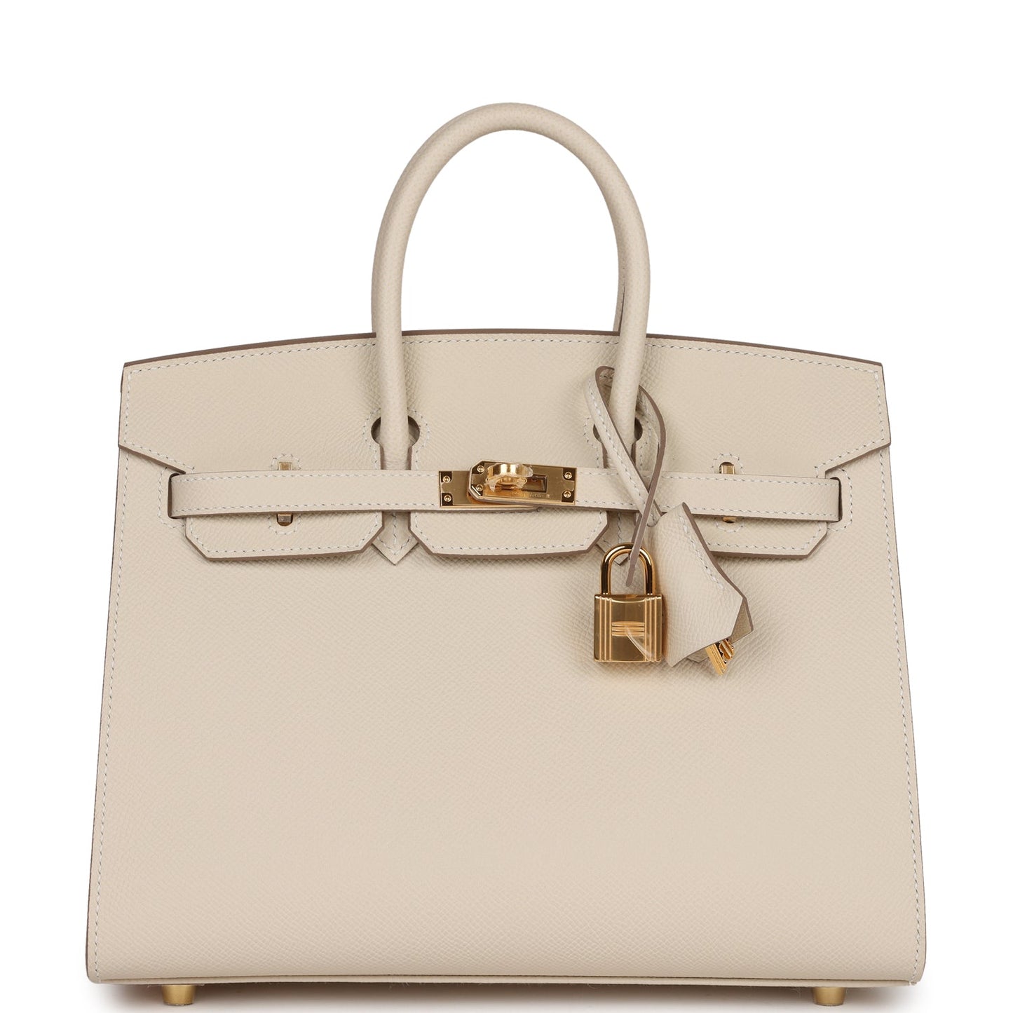 Hermes Birkin Sellier Craie Epsom Hardware Handbag Gold Travel Bag Gold Hardware 3