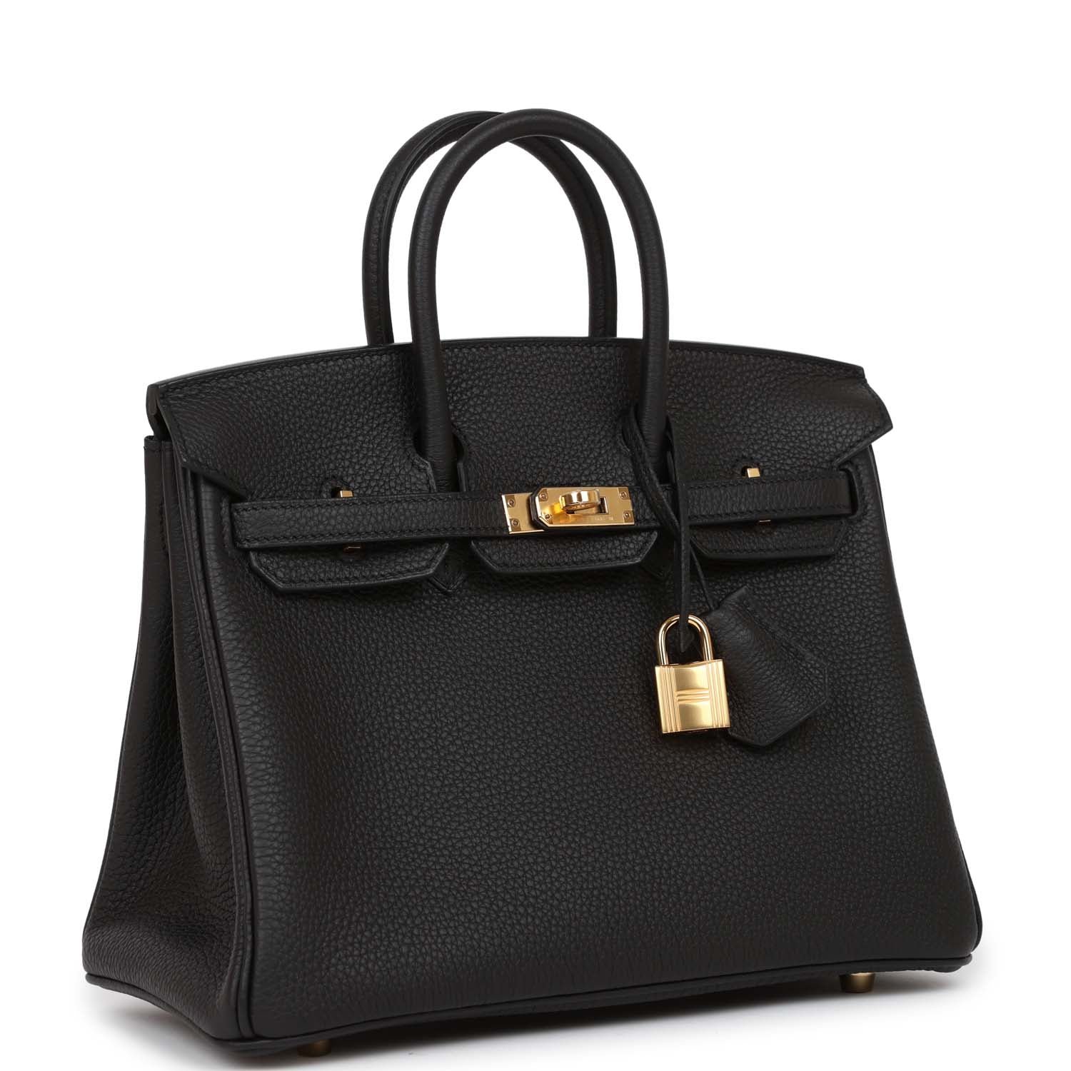 Hermes Birkin Togo Hardware Handbag Black Gold Travel Bag Palladium Hardware 16