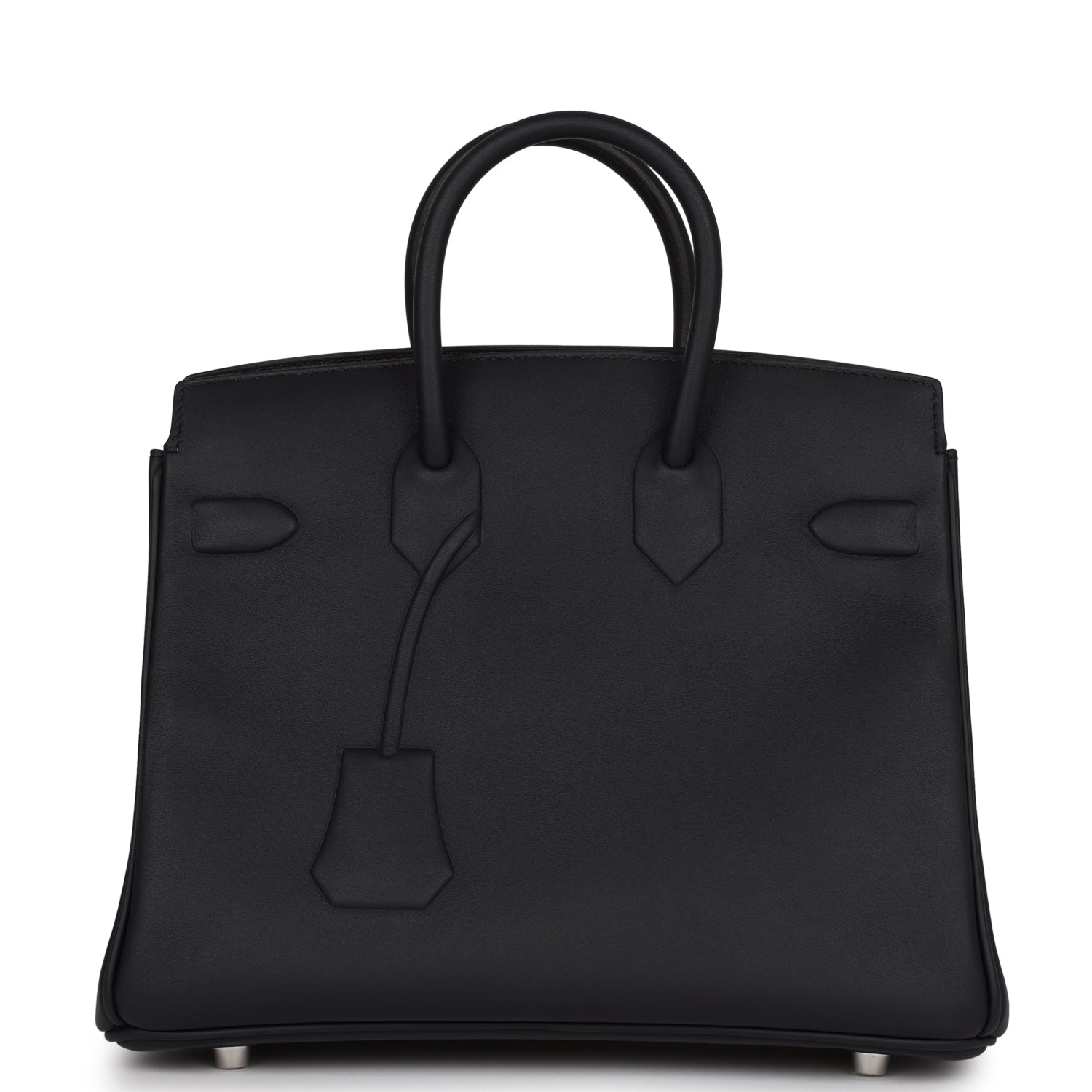 Hermes Luxury Birkin Shadow Caban Swift Palladium Hardware Travel Bag