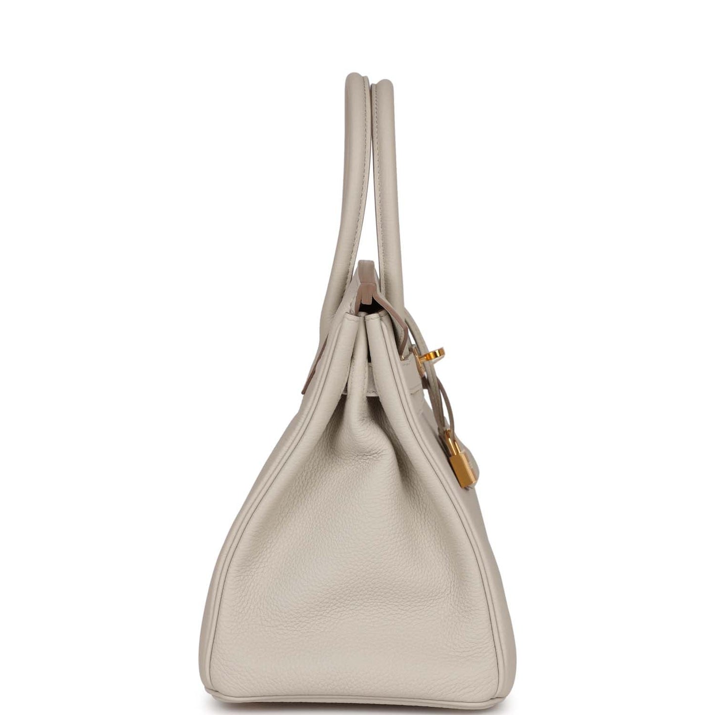 Hermes Birkin Beton Togo Hardware Handbag Gold Travel Bag