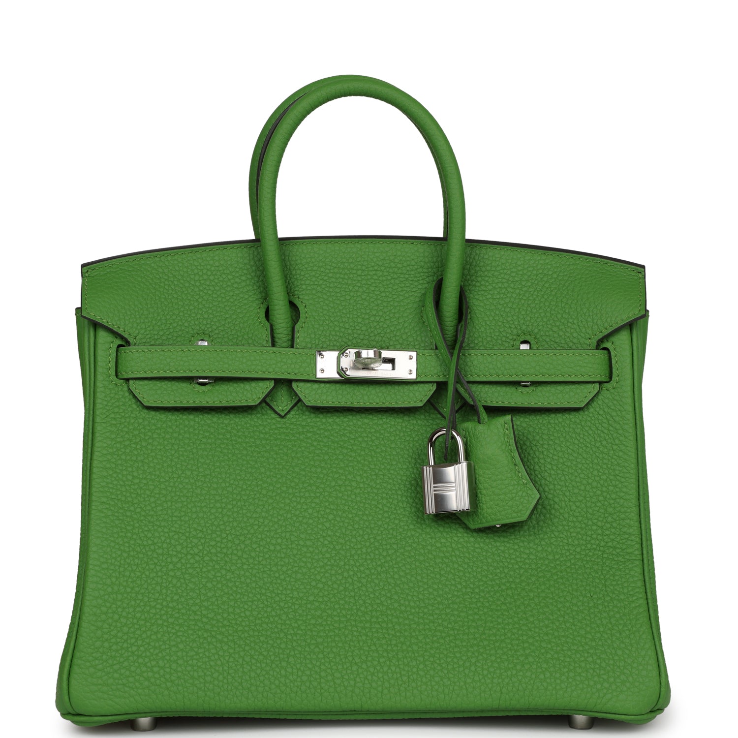 Hermes Birkin Vert Yucca Togo Palladium Hardware Handbag Travel Bag
