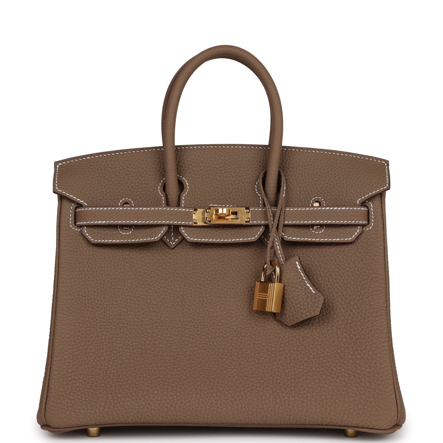 Hermes Birkin Etoupe Togo Hardware Handbag Gold Travel Bag Gold Hardware 5