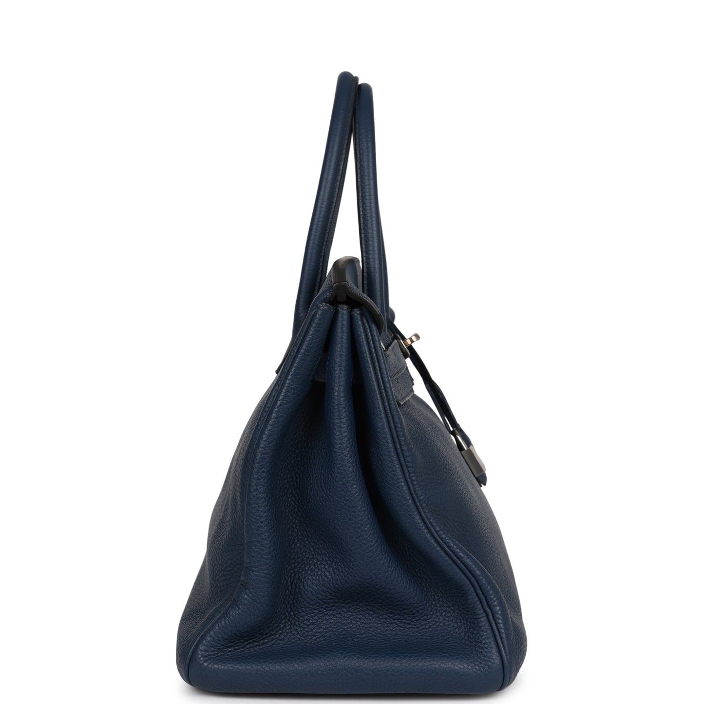 Hermes Top Quality Luxury Birkin Bleu De Prusse Travel Bag