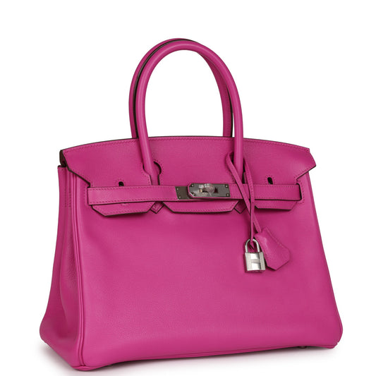 Hermes Top Quality Luxury Birkin Magnolia Verso Novillo Travel Bag
