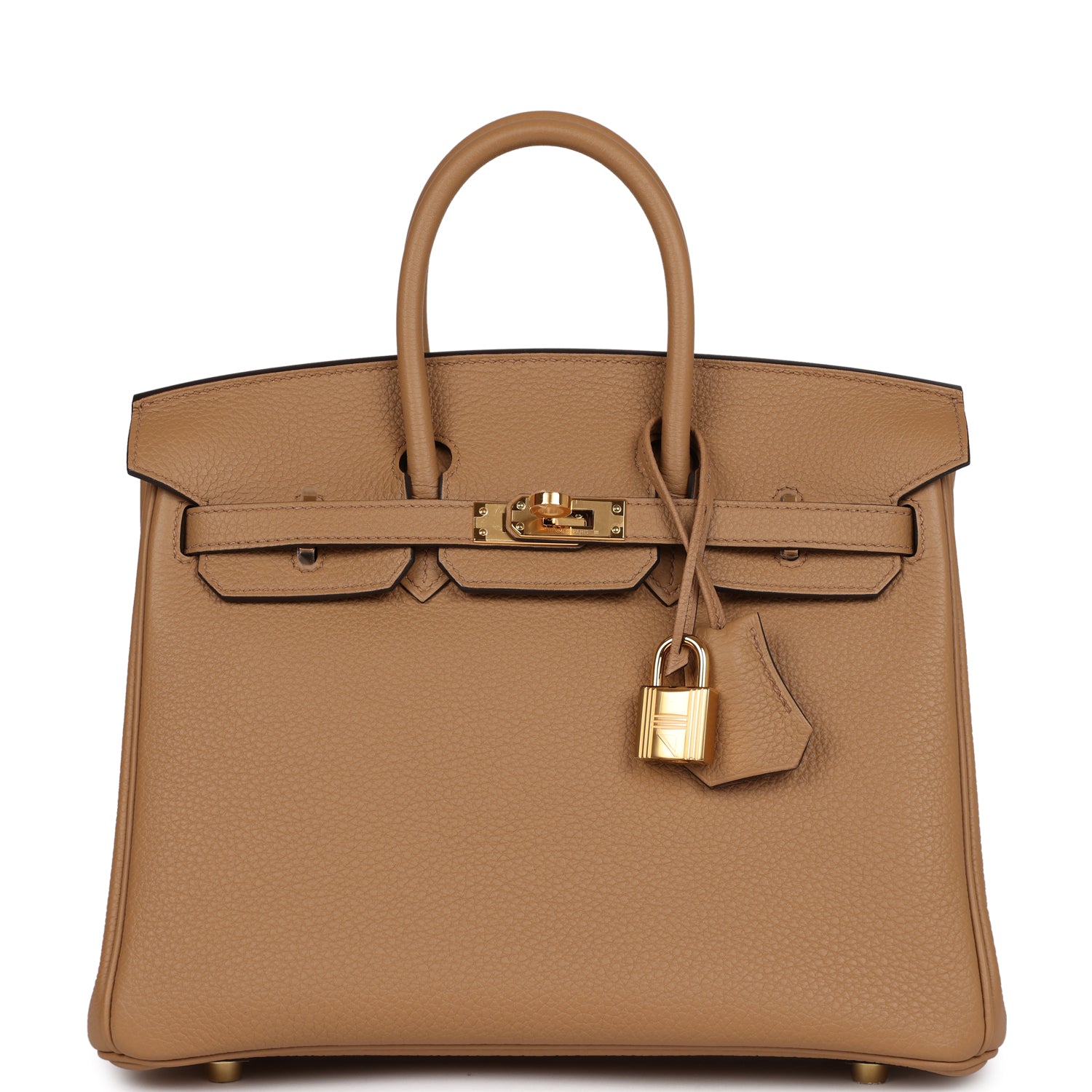 Hermes Birkin Chai Togo Hardware Handbag Gold Travel Bag