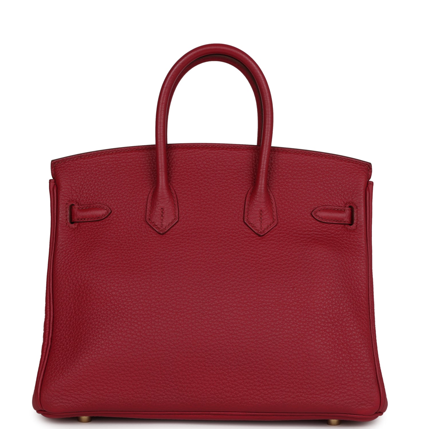 Hermes Top Quality Luxury Birkin Rubis Togo Hardware Gold Travel Bag