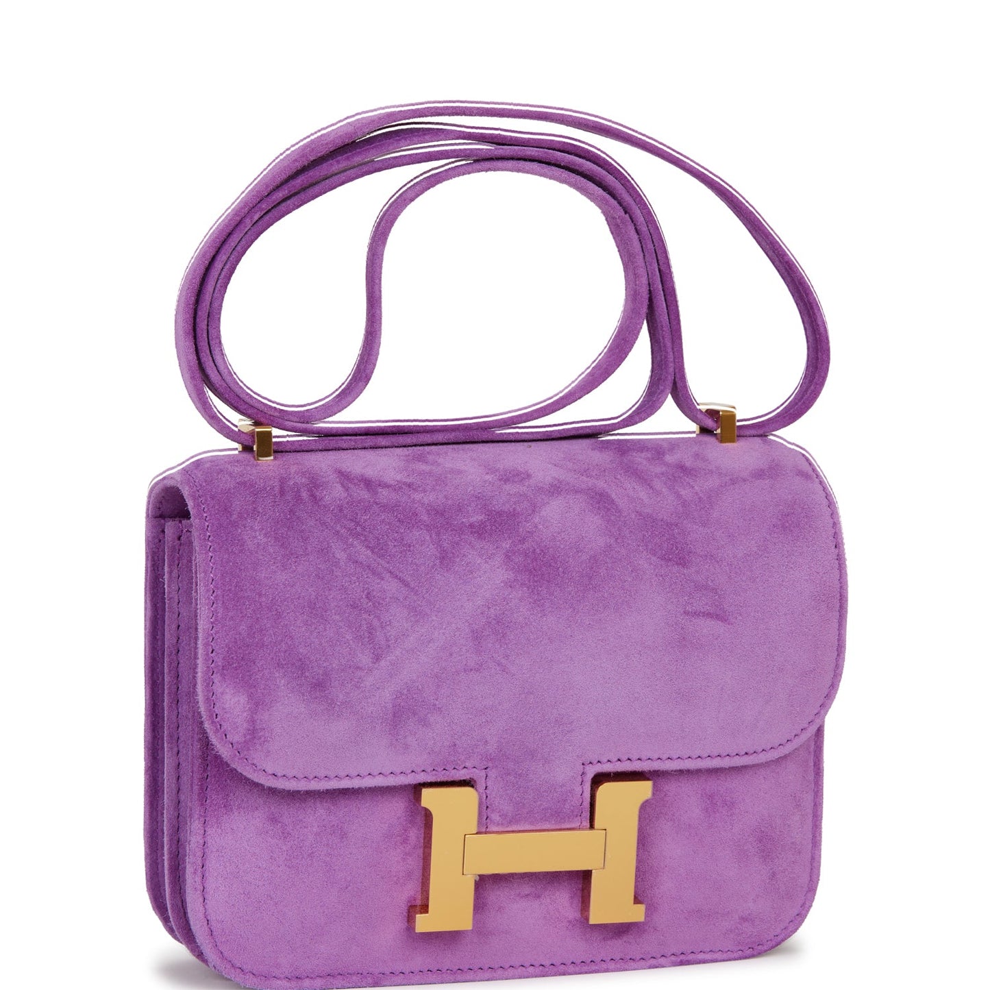 Hermes Constance Violet Doblis Hardware Handbag Gold Travel Bag Hardware 1
