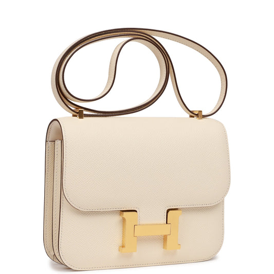 Hermes Constance Nata Epsom Hardware Crossbody Bag Gold Gold Hardware