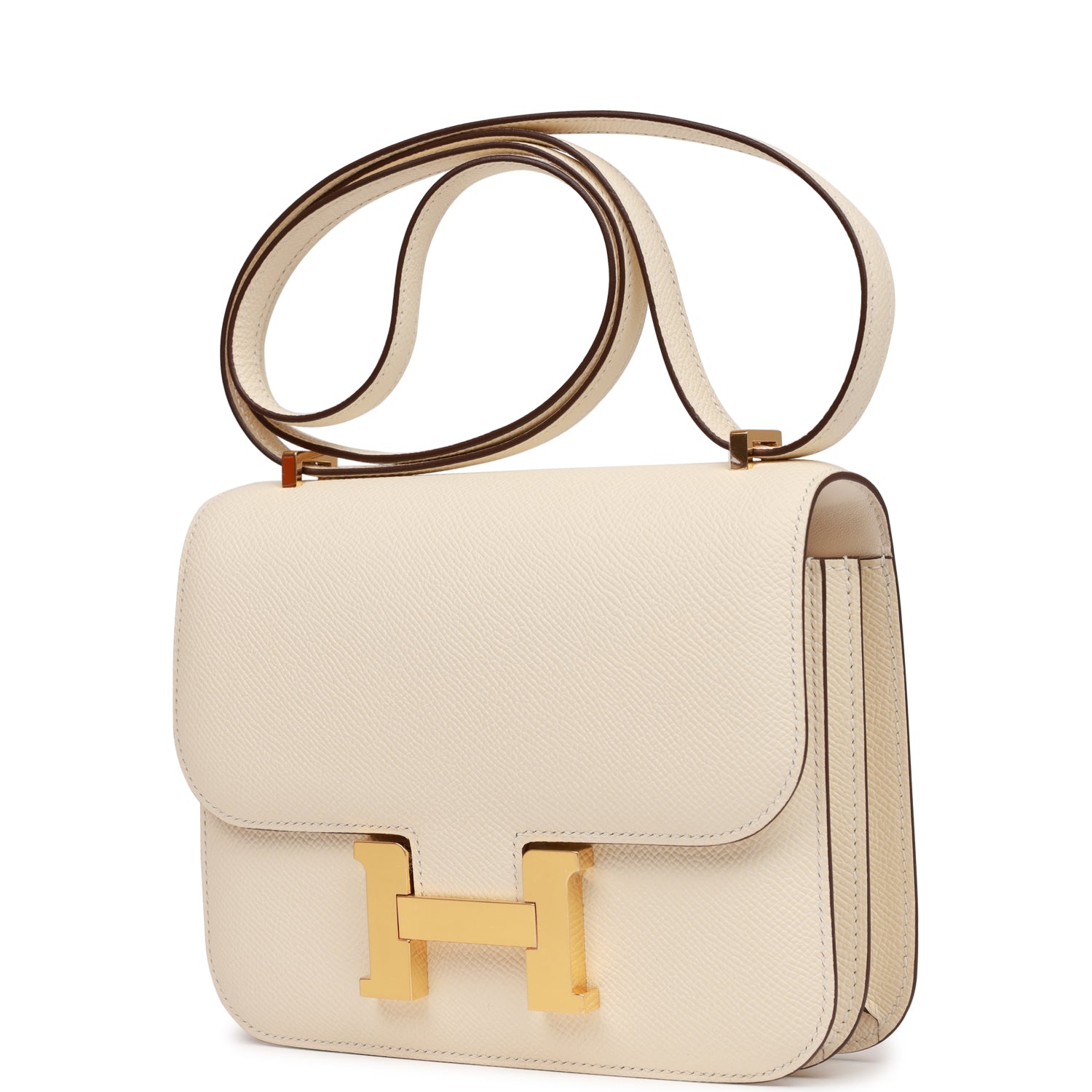 Hermes Constance Nata Epsom Hardware Crossbody Bag Gold Gold Hardware