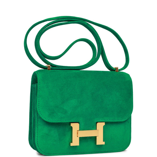 Hermes Constance Cactus Doblis Hardware Handbag Gold Travel Bag