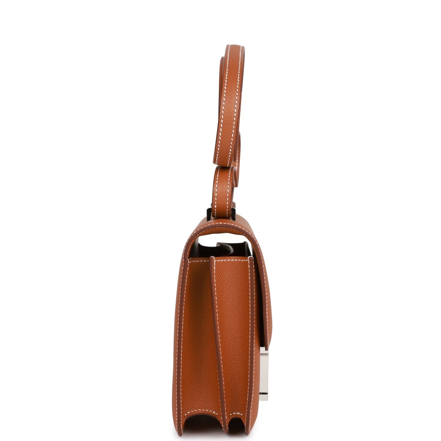 Hermes Constance Epsom Palladium Hardware Handbag Gold Travel Bag Gold Hardware