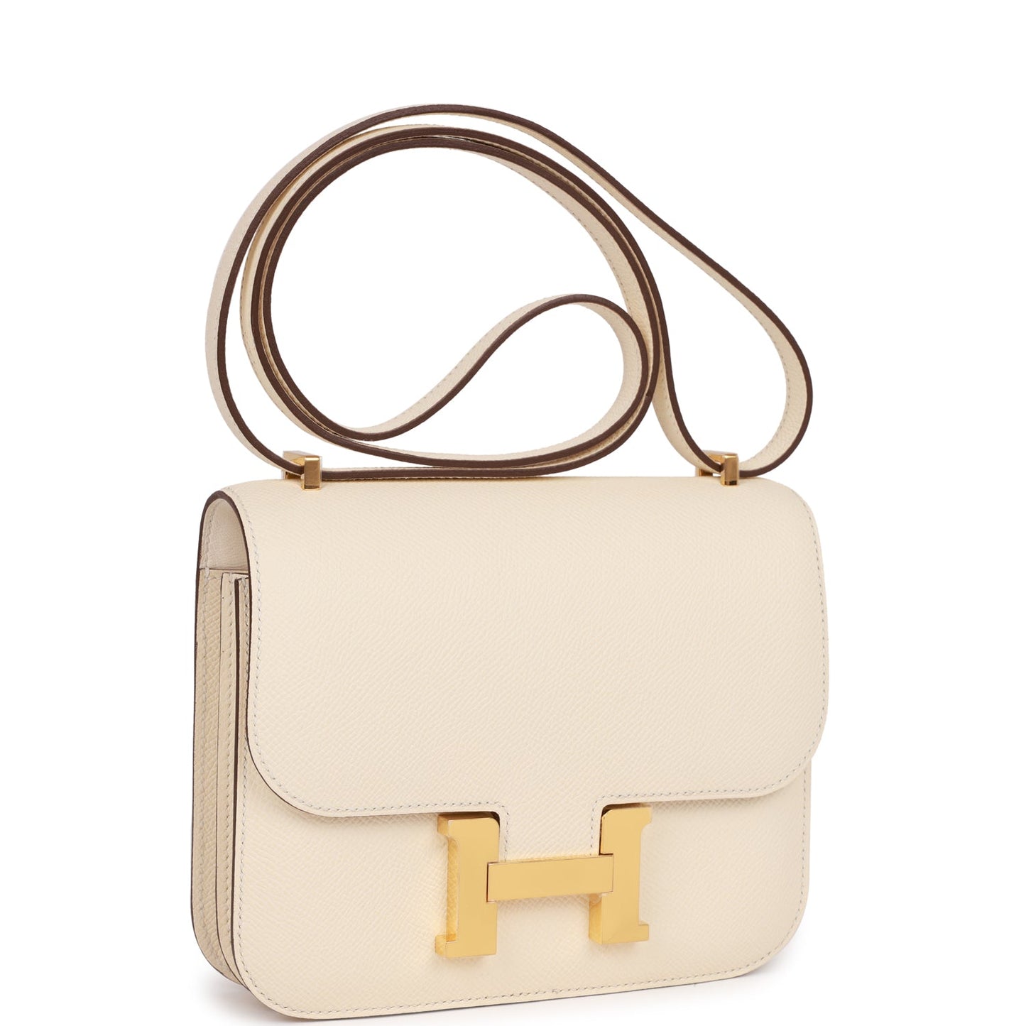 Hermes Constance Nata Epsom Hardware Handbag Gold Travel Bag