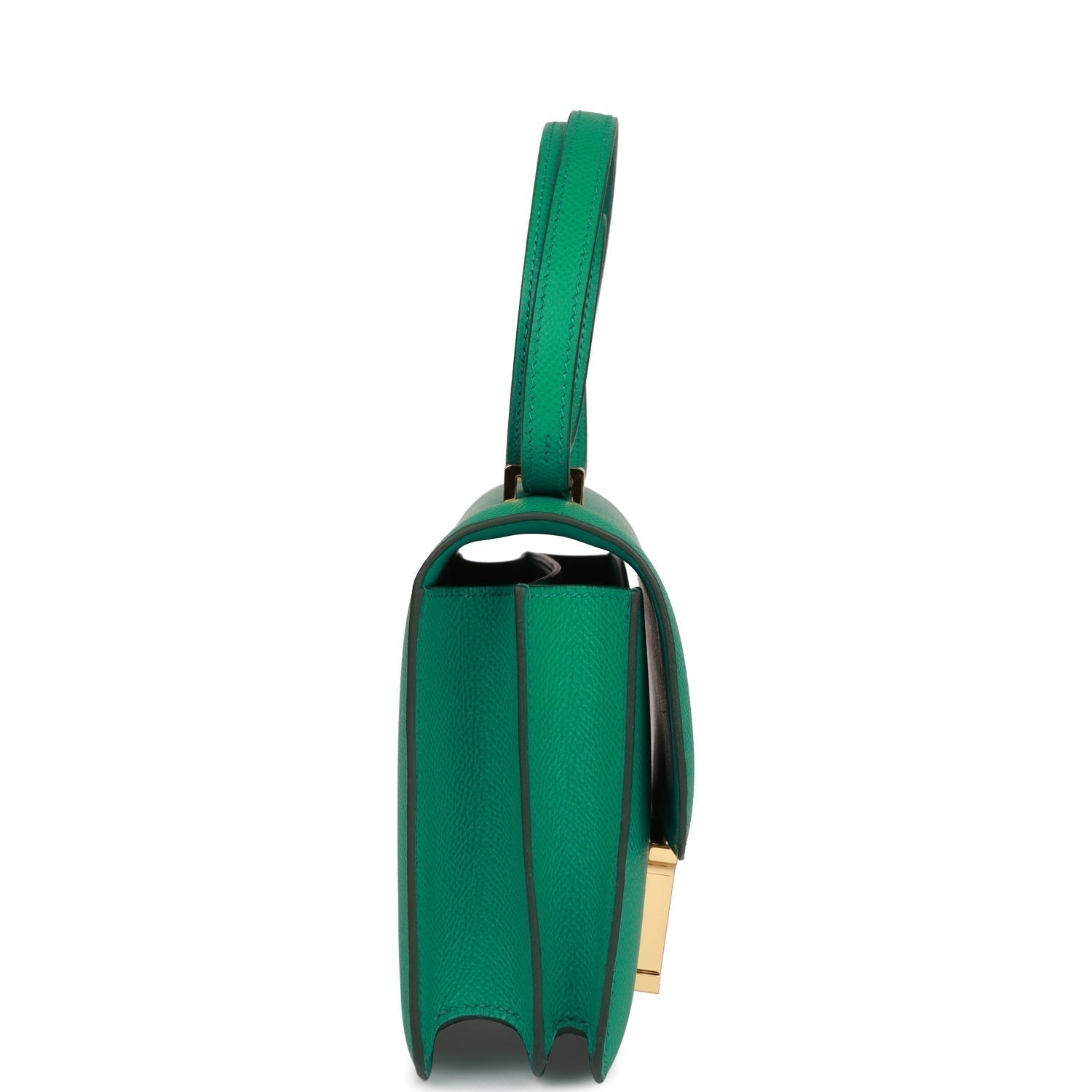 Hermes Constance Vert Jade Epsom Hardware Handbag Gold Travel Bag