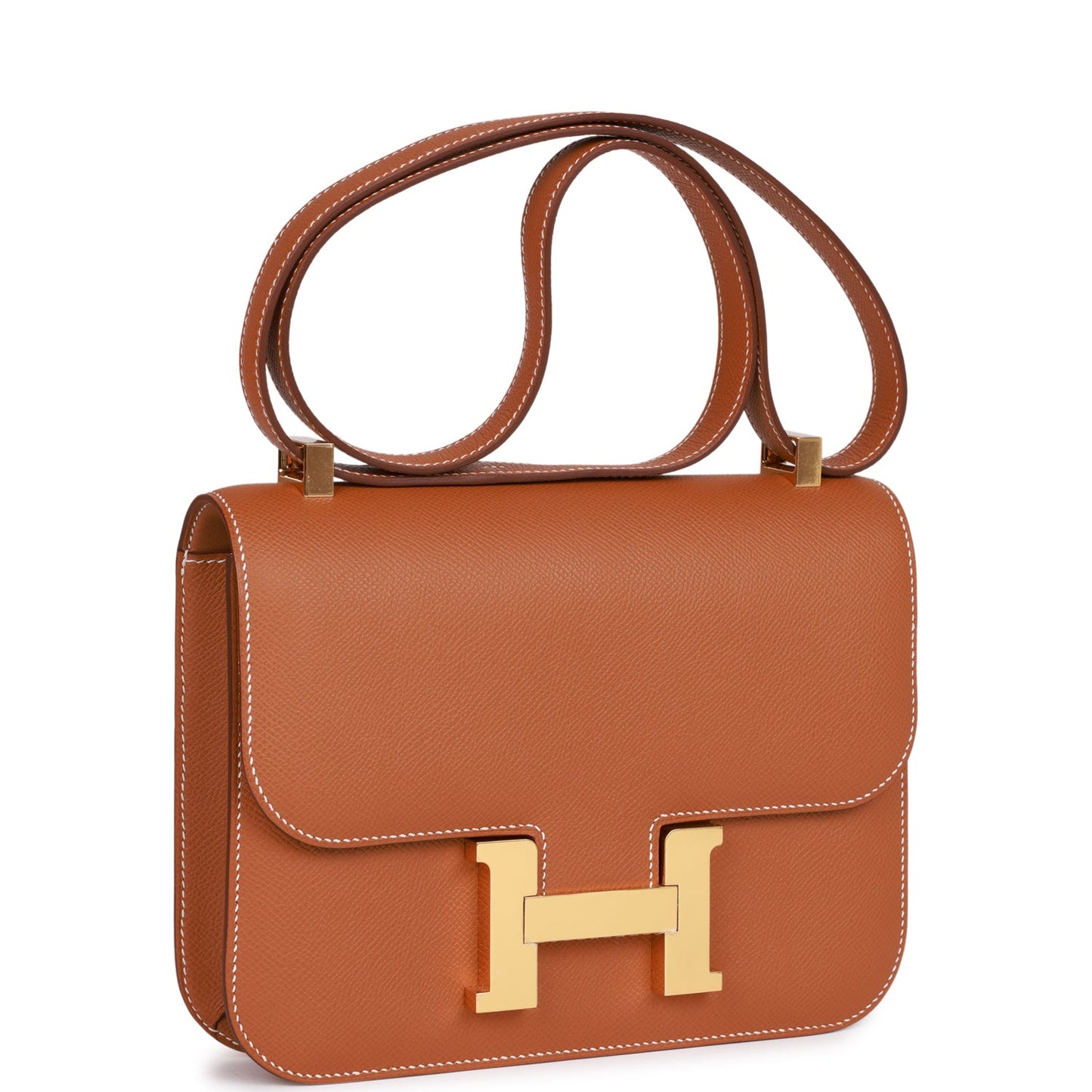 Hermes Constance Epsom Hardware Handbag Gold Travel Bag Gold Hardware