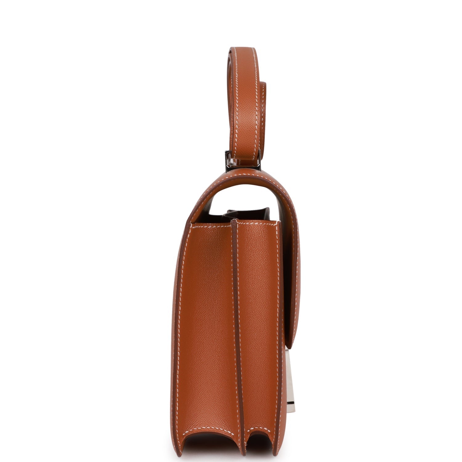 Hermes Constance Madame And Lizard Palladium Hardware Handbag Gold Travel Bag
